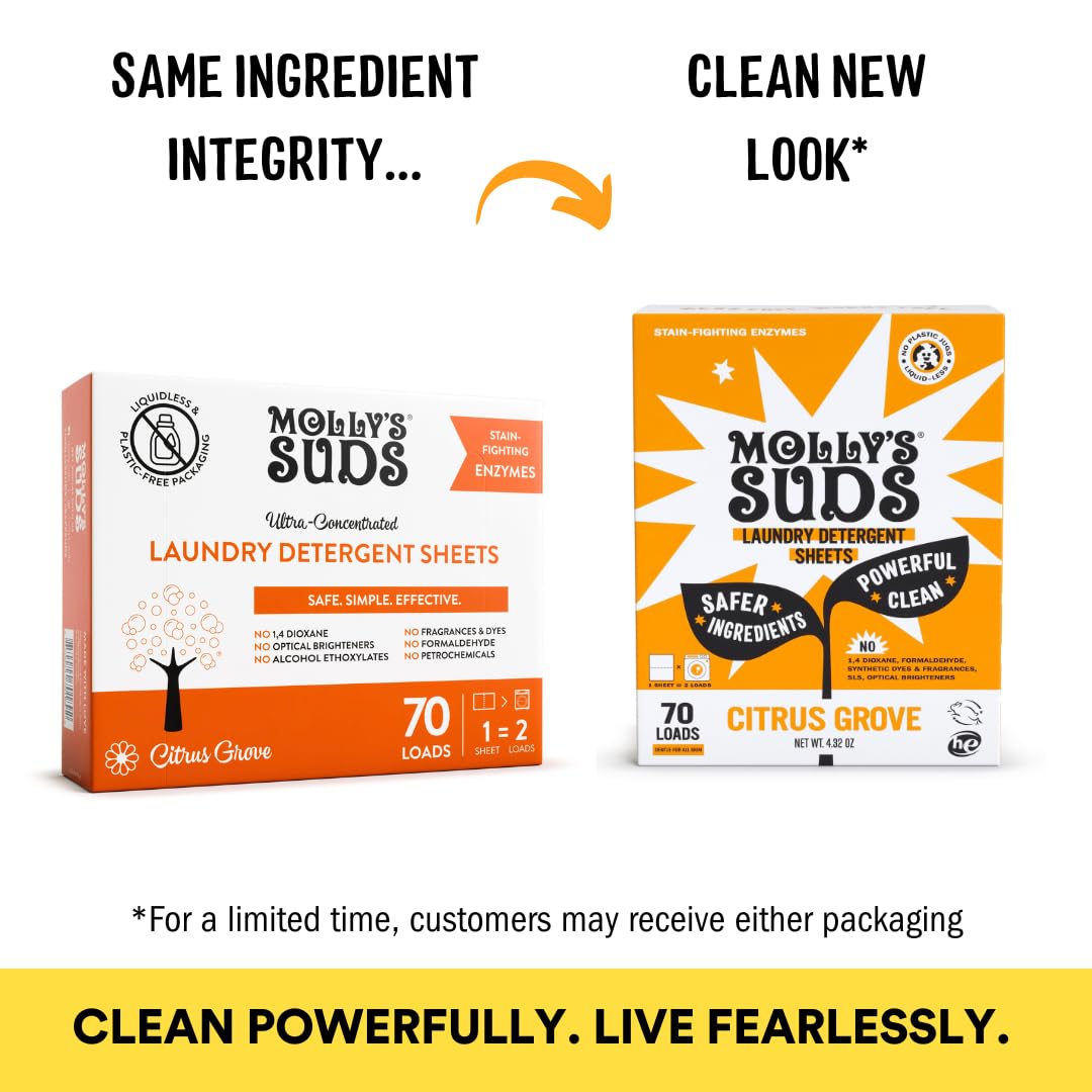 Molly’s Suds Laundry Detergent Sheets (120 Count)