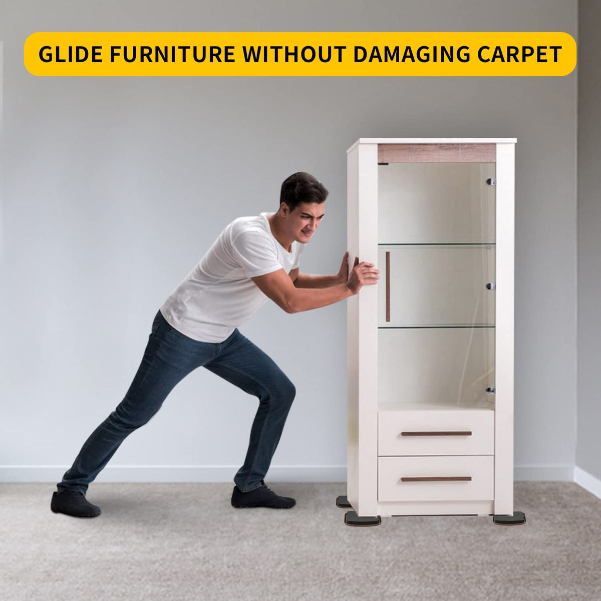3 Inch Furniture Sliders (12 Count)