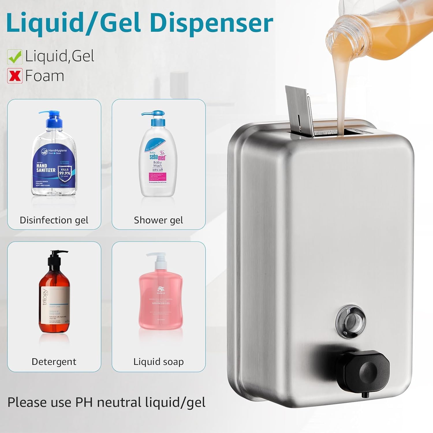 Commercial Wall Mount Soap Dispenser