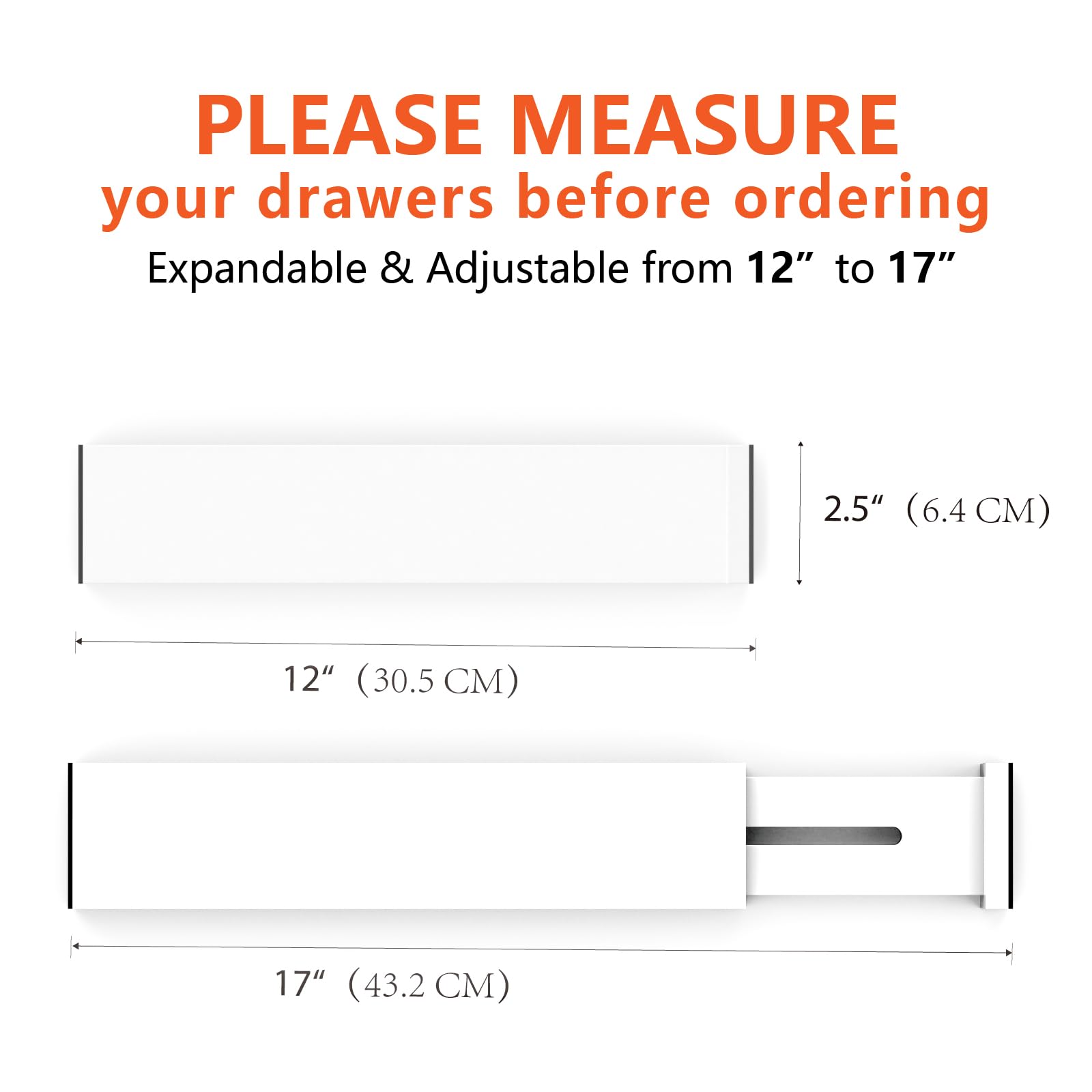 4 Pack Bamboo Drawer Dividers 2.6" High (4 Count)