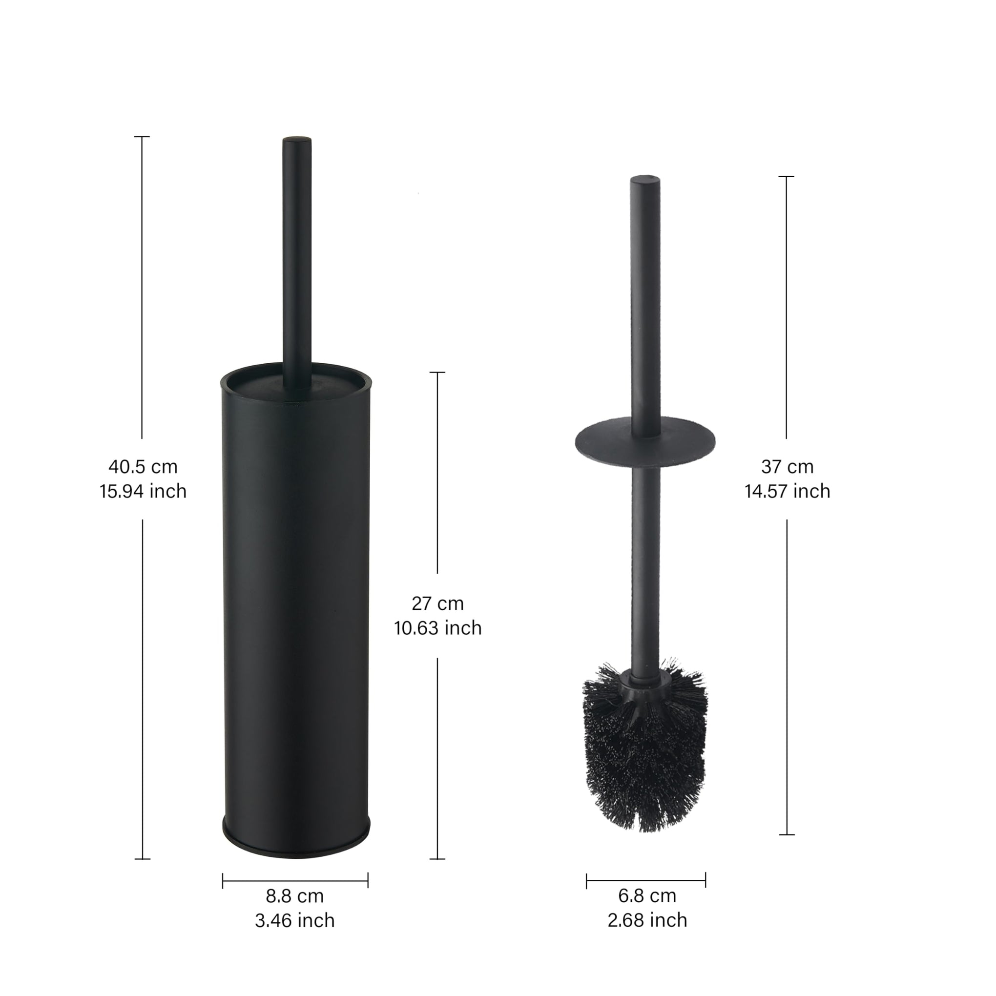 Toilet Brush and Holder (2 Count)
