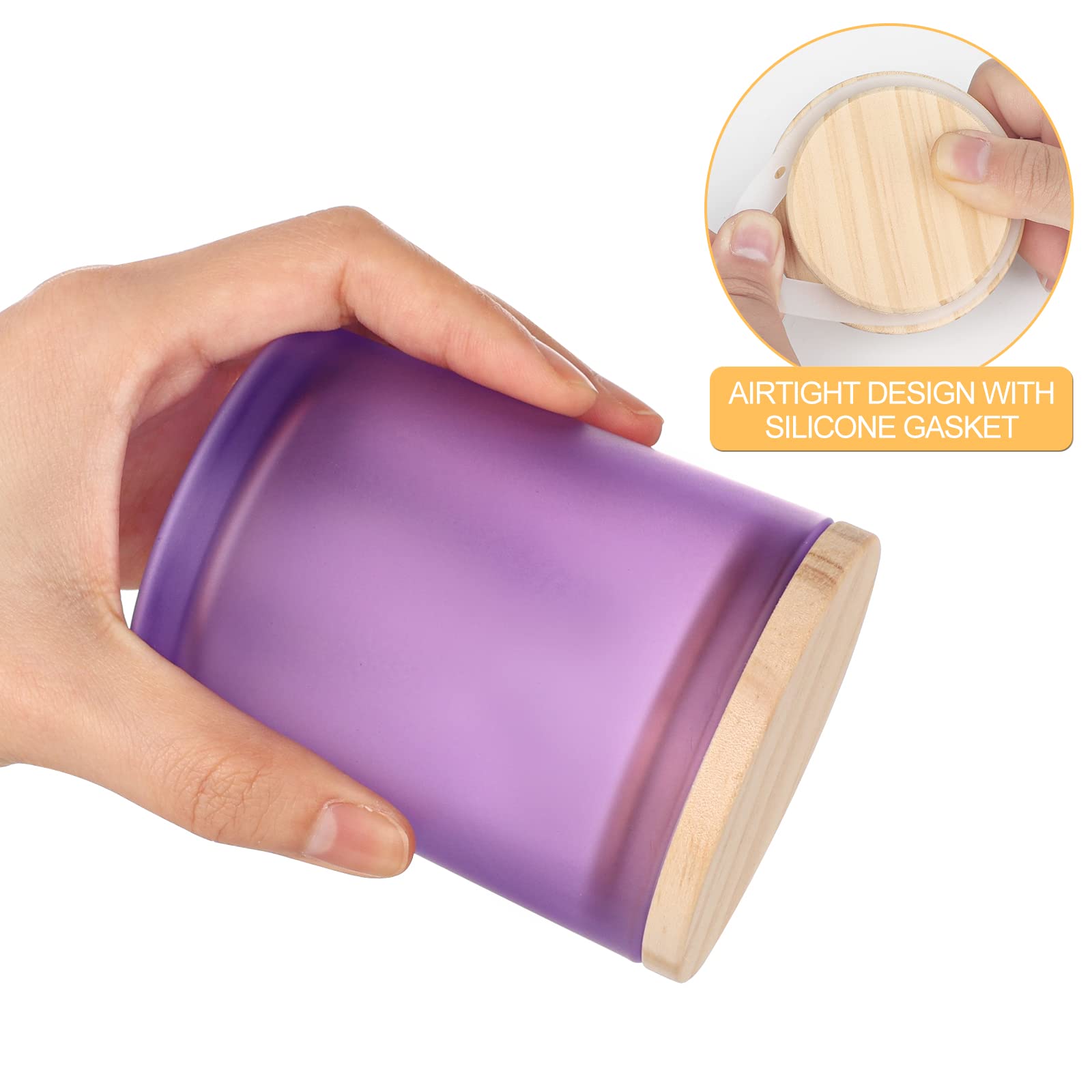 Thick Candle Jars for Making Candles 12 Pcs (12 Count)