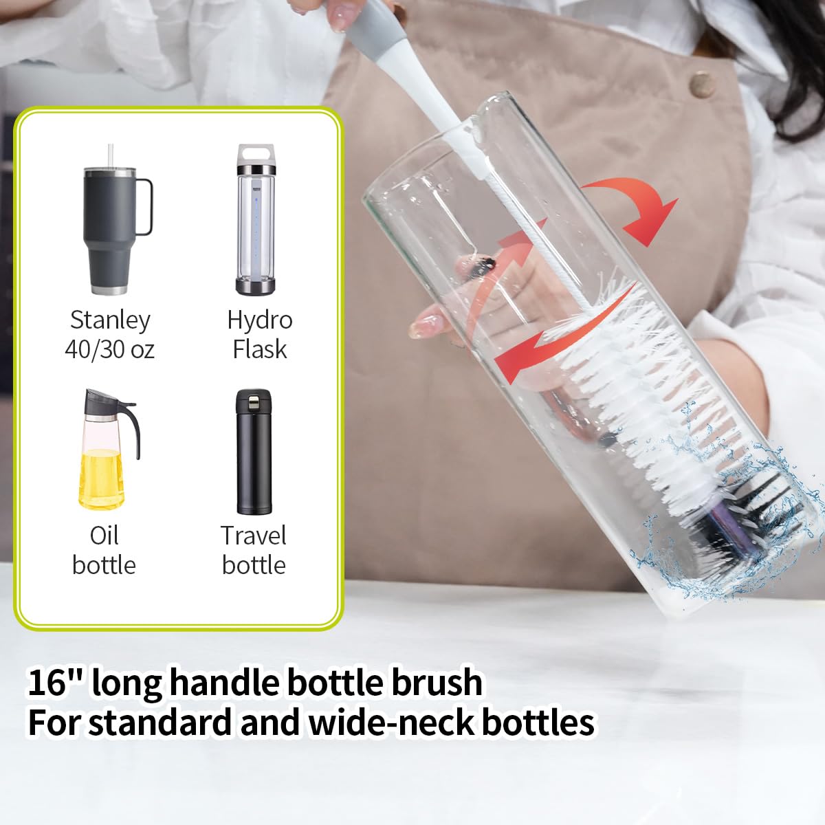 Bottle Cleaner Brush Set (2 Count)