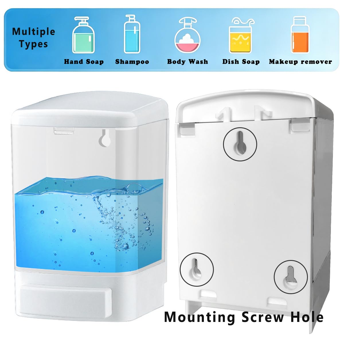 Manual Soap Dispenser Wall Mounted