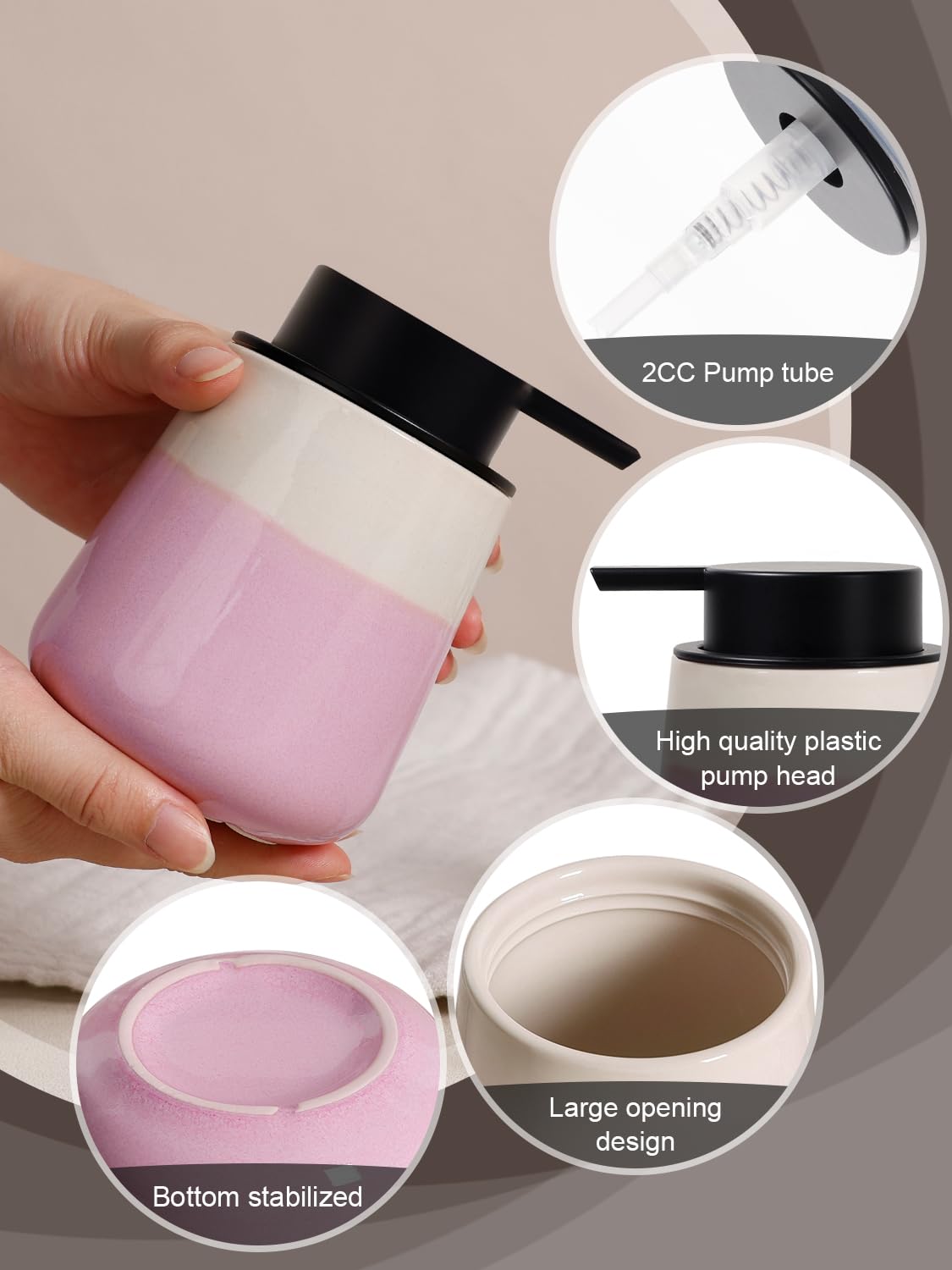 Ceramic Hand Soap Dispenser