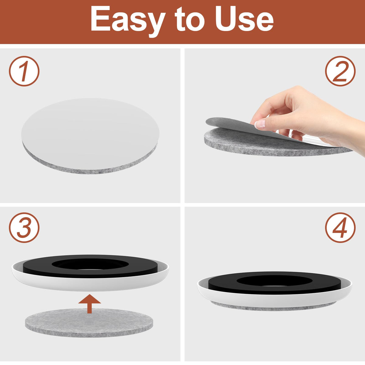 Furniture Sliders for Hardwood Floors (32 Count)