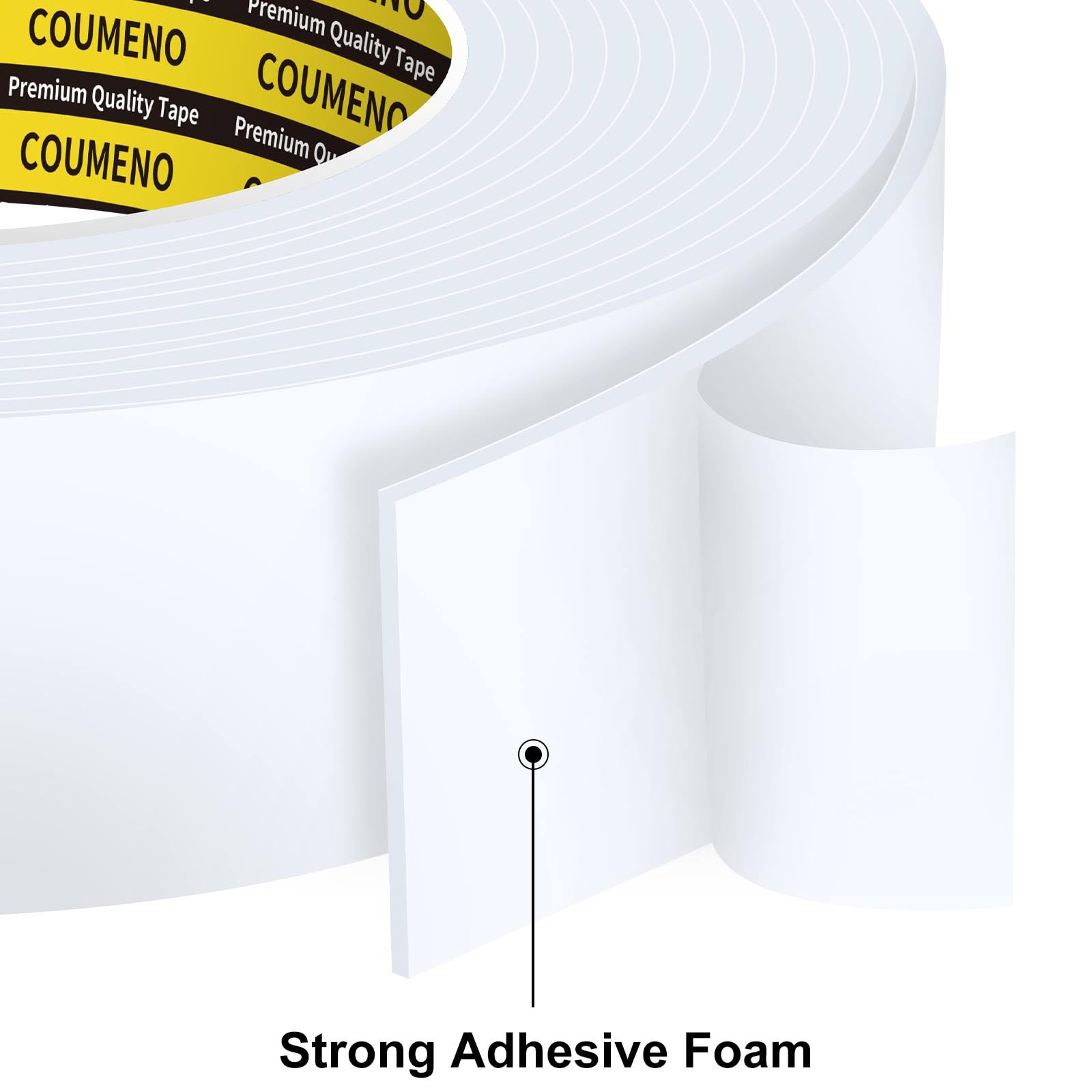 White Foam Tape Weather Stripping Sealing Sponge