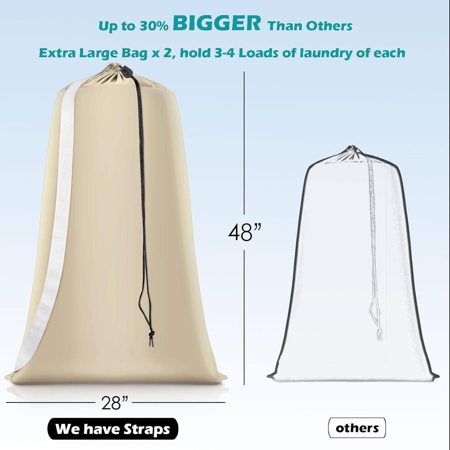 Heavy Duty Laundry Bag (2 Count)