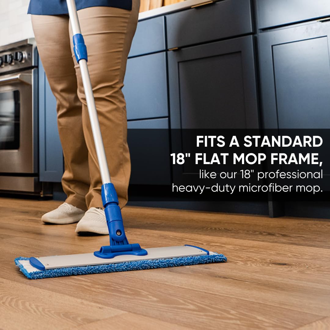 18" Absorbent Microfiber Wet Mop Pad (2 Count)