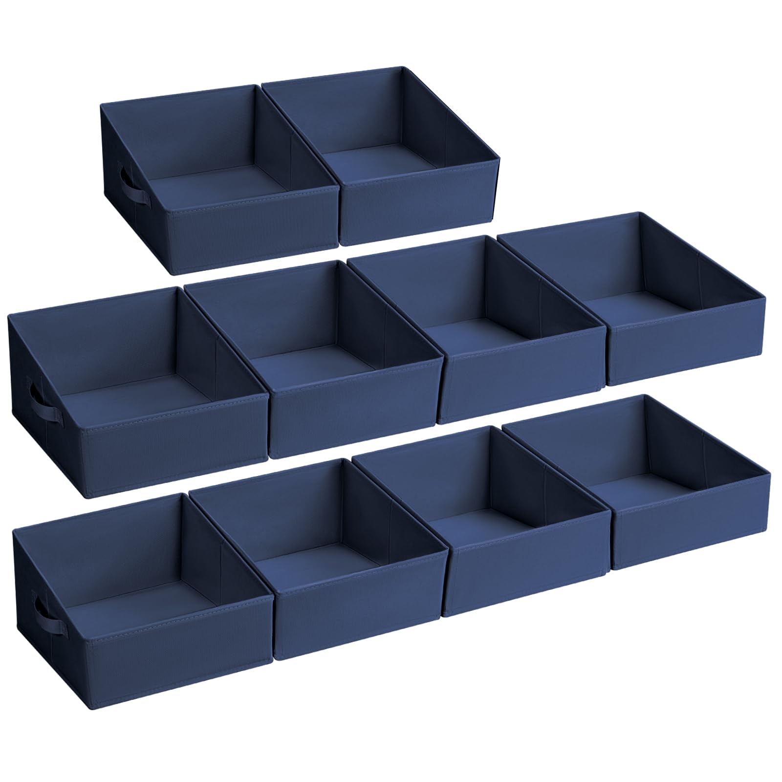 Closet Storage Bins 10 Pack (10 Count)