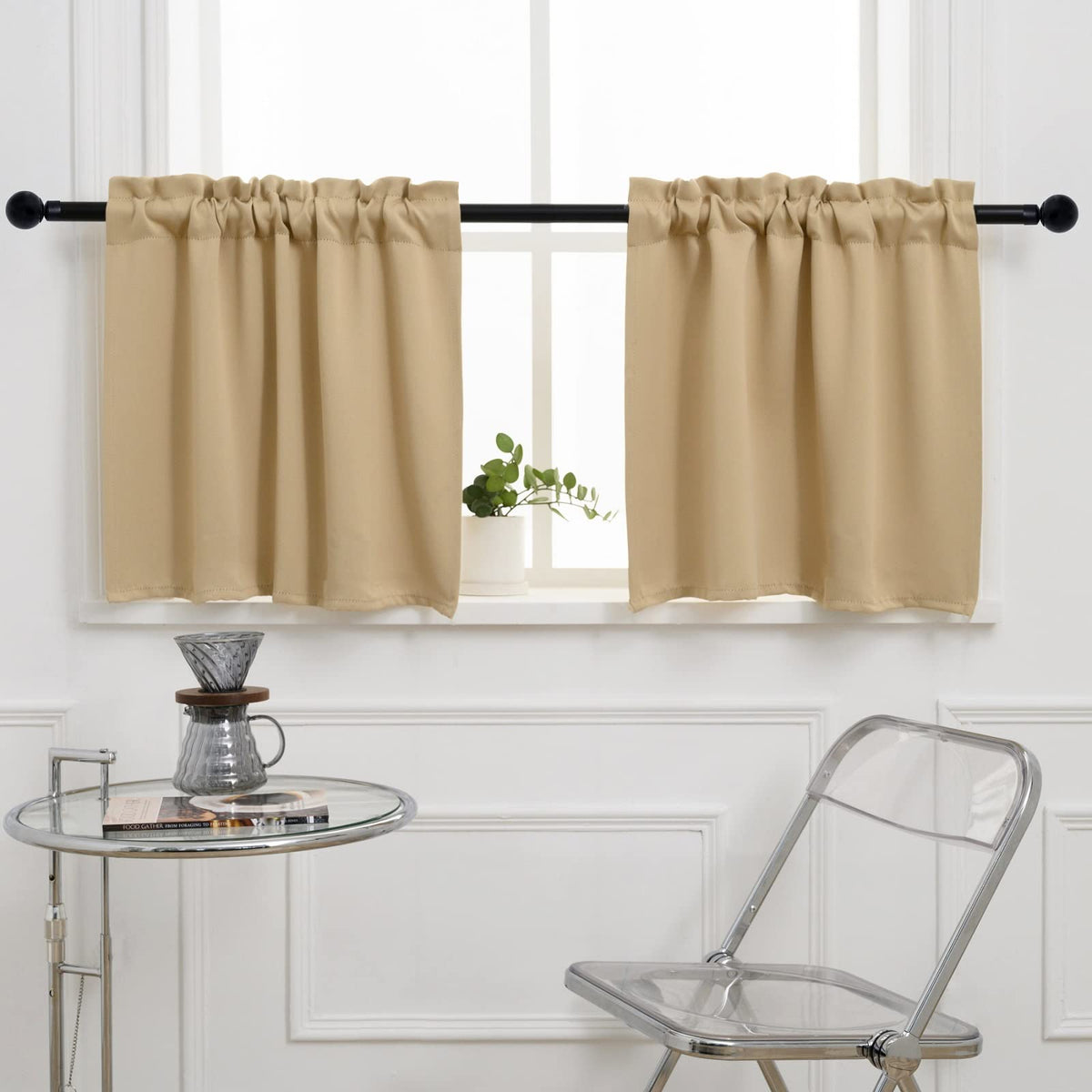 Rod Pocket Tier Curtain