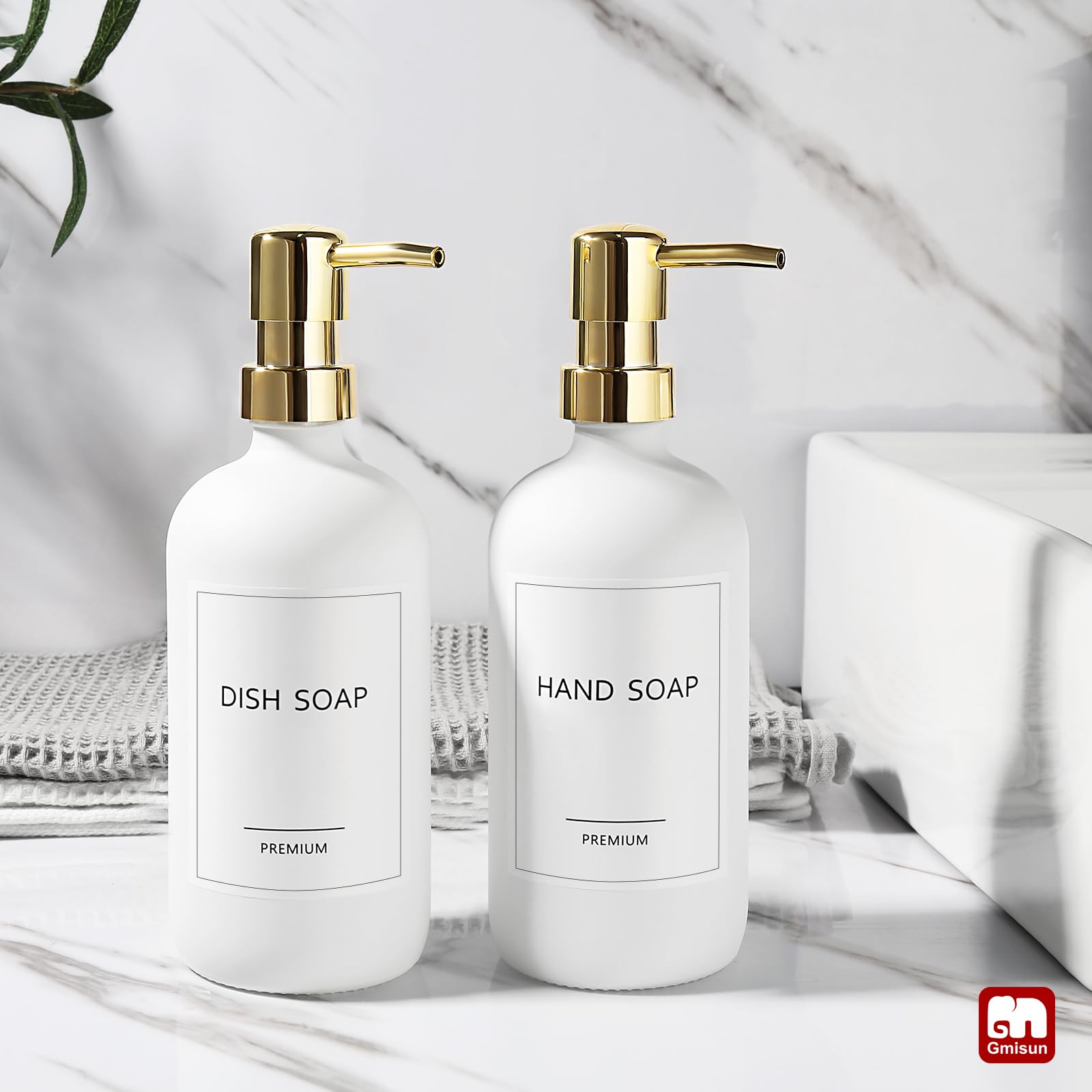 White Soap Dispenser (2 Count)
