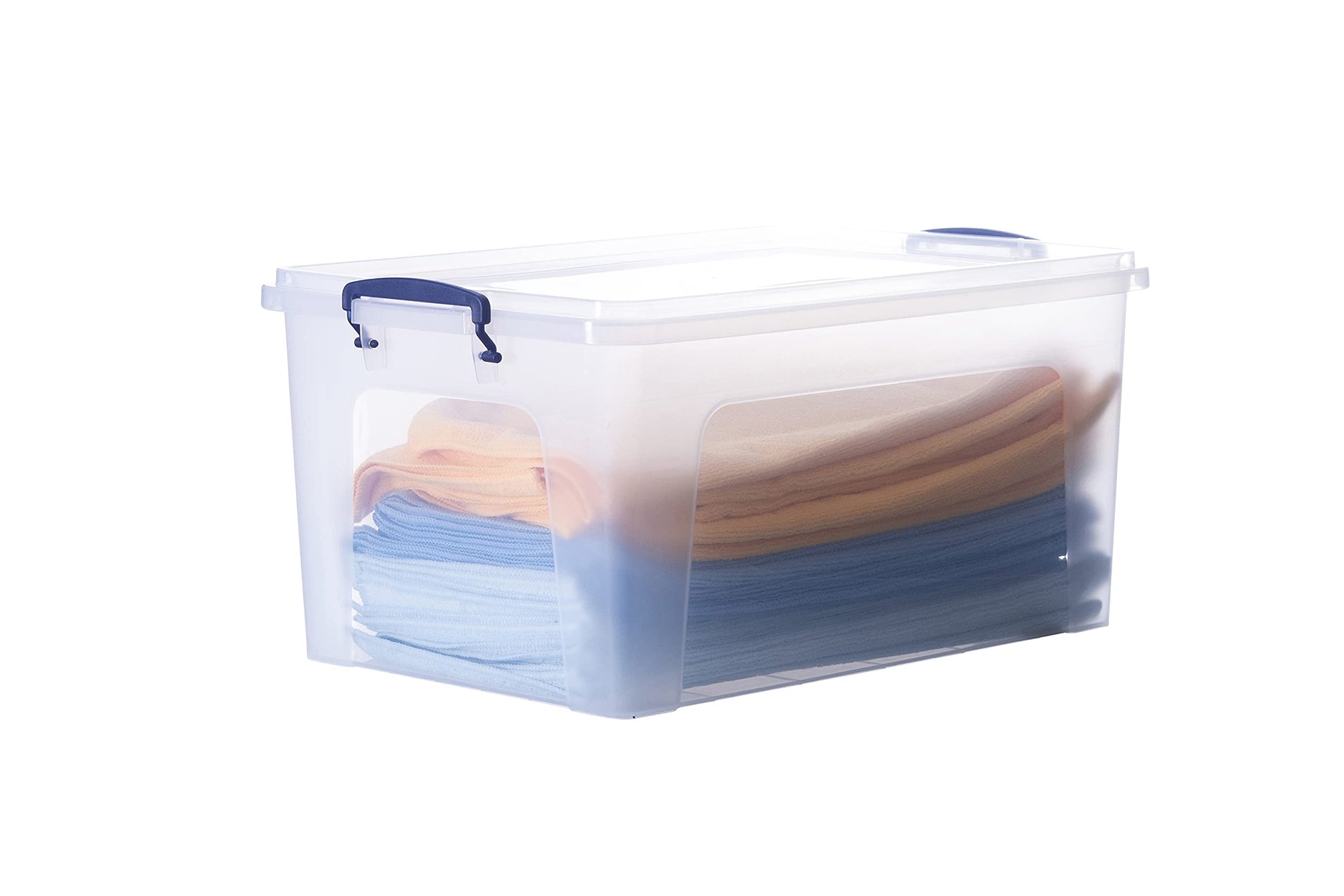 36 Quart Clear Plastic Storage Boxes with Lids (6 Count)
