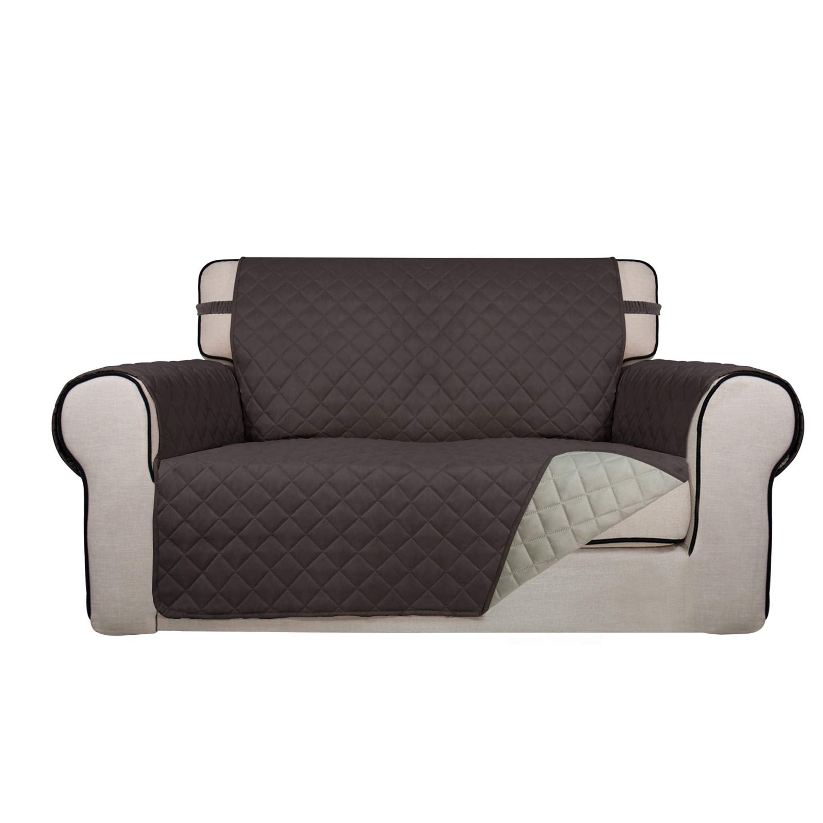 Reversible Quilted Couch Covers for Dogs Loveseat Sofa Cover 46.5”