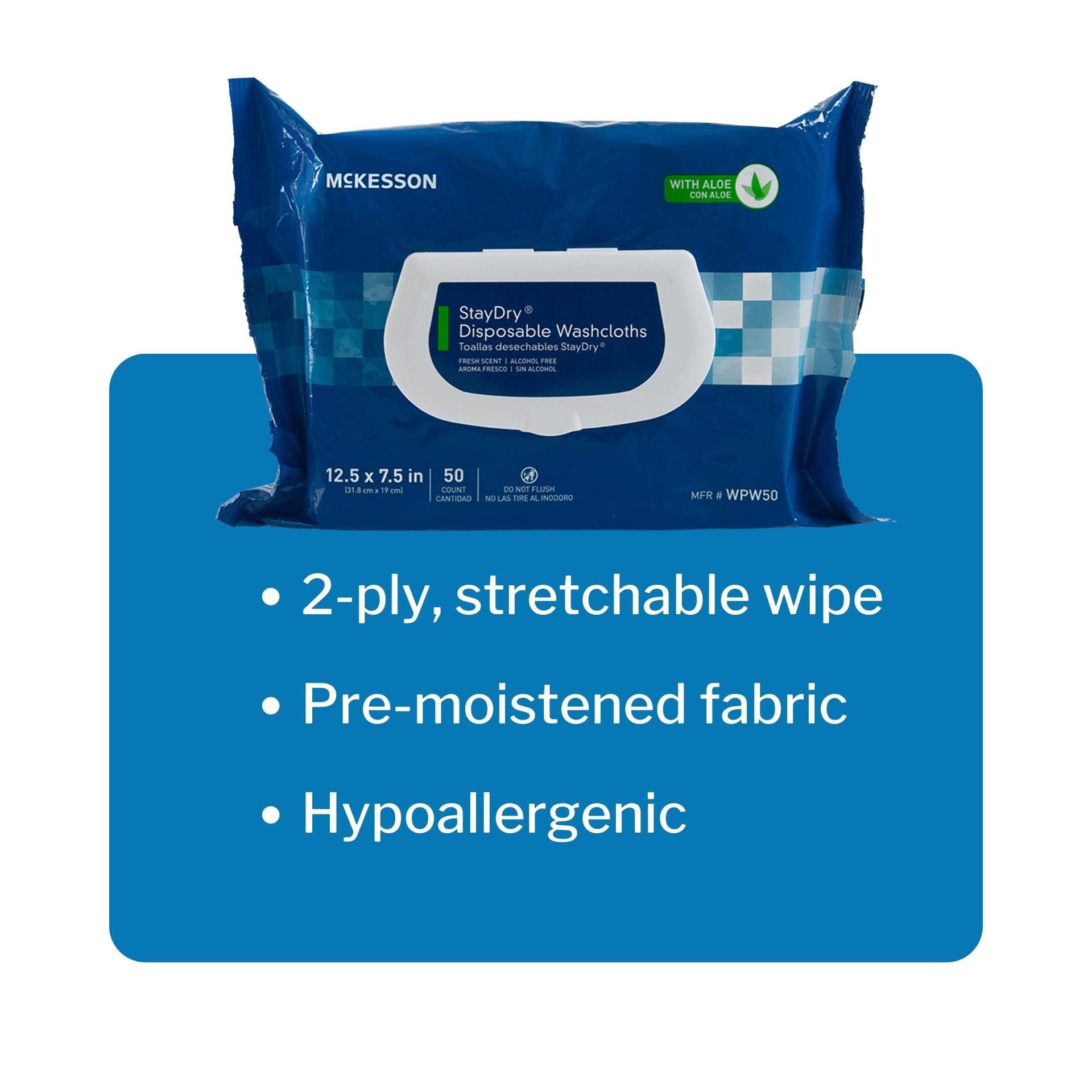 StayDry Disposable Wipe 6 Pack (300 Count)