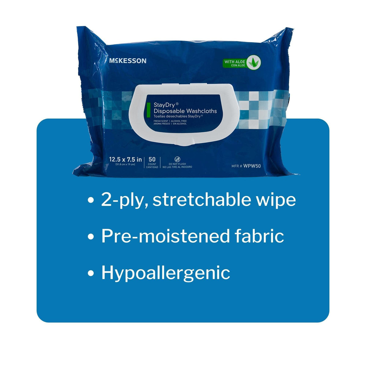 StayDry Disposable Wipe 6 Pack (300 Count)