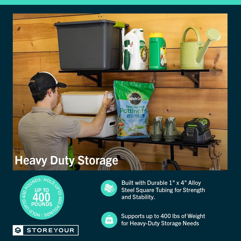 Garage Wall Shelf (2 Count)