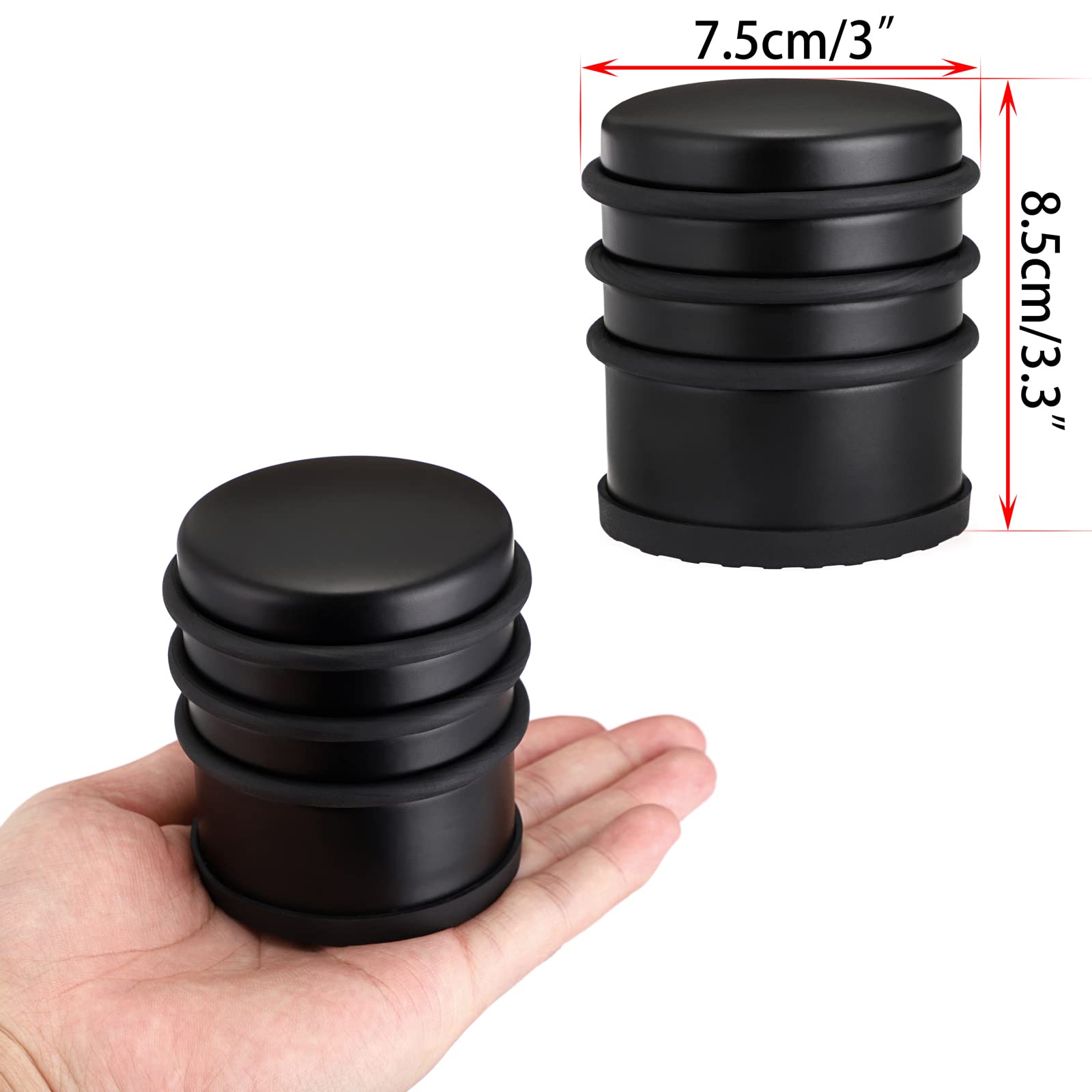 Heavy Duty Floor Door Stopper No Drill