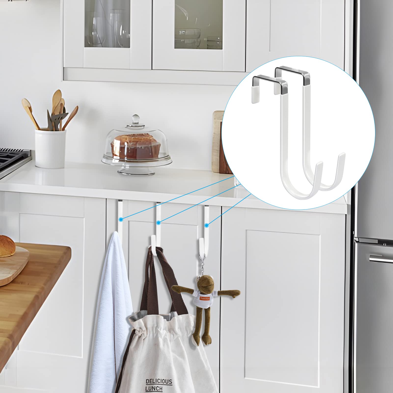 Over the Door Hooks (8 Count)
