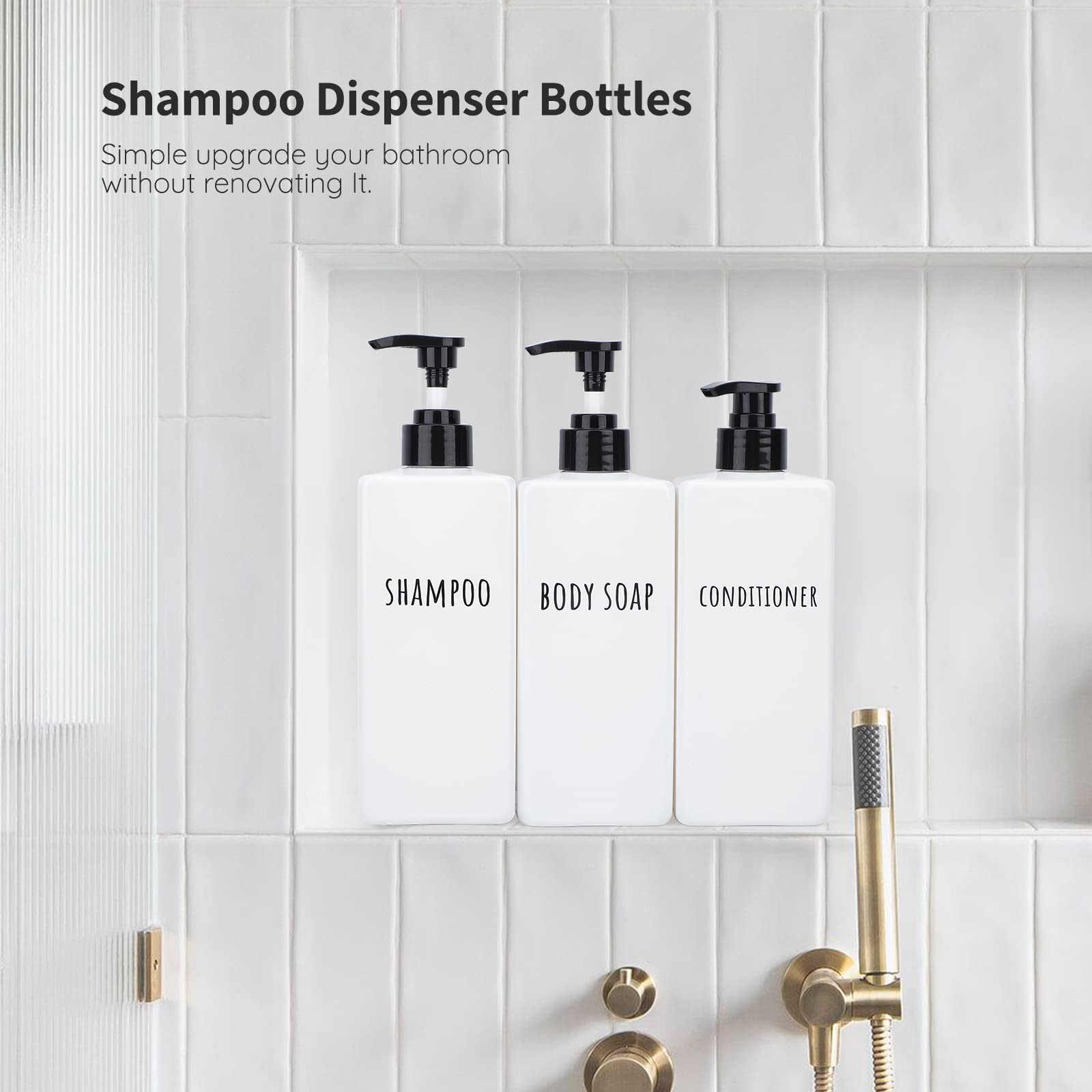 Plastic Soap Dispenser (3 Count)