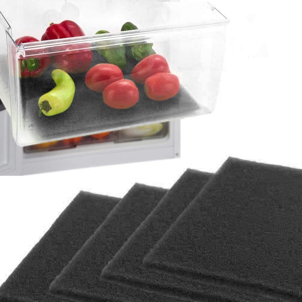 Fruit & Veggie Life Extender Liner for Fridge Refrigerator Drawers (4 Count)