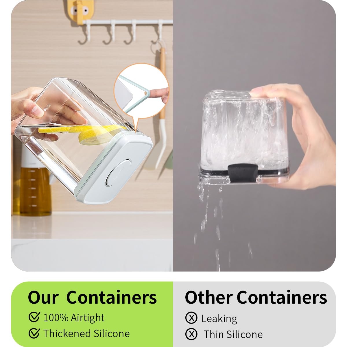 Pop Food Storage Containers Set (6 Count)