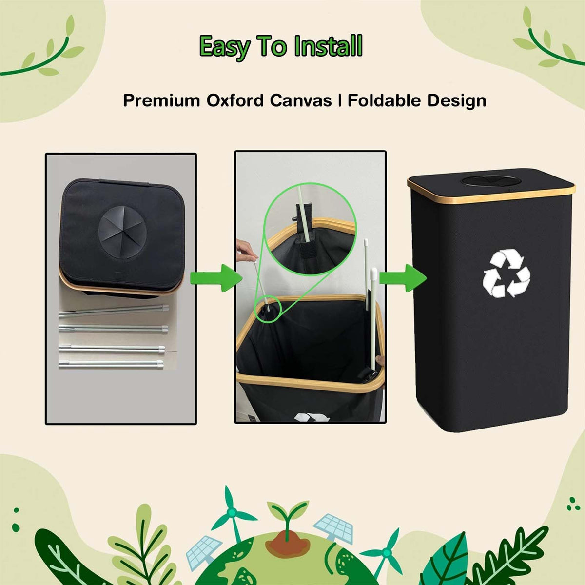 Recycling Bin for Kitchen Indoor Home