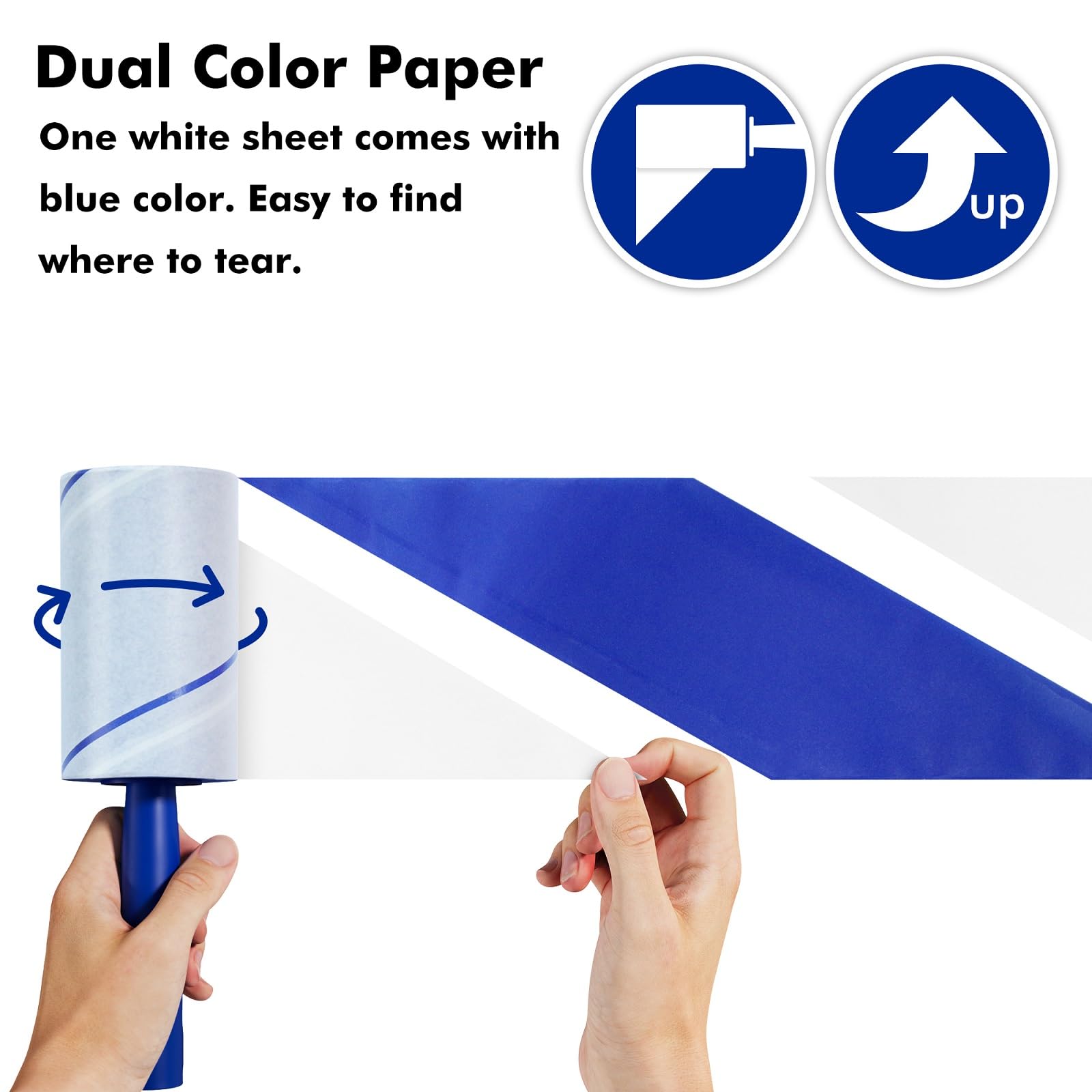 1200 Sheets Lint Roller with 6 Upgraded Handles