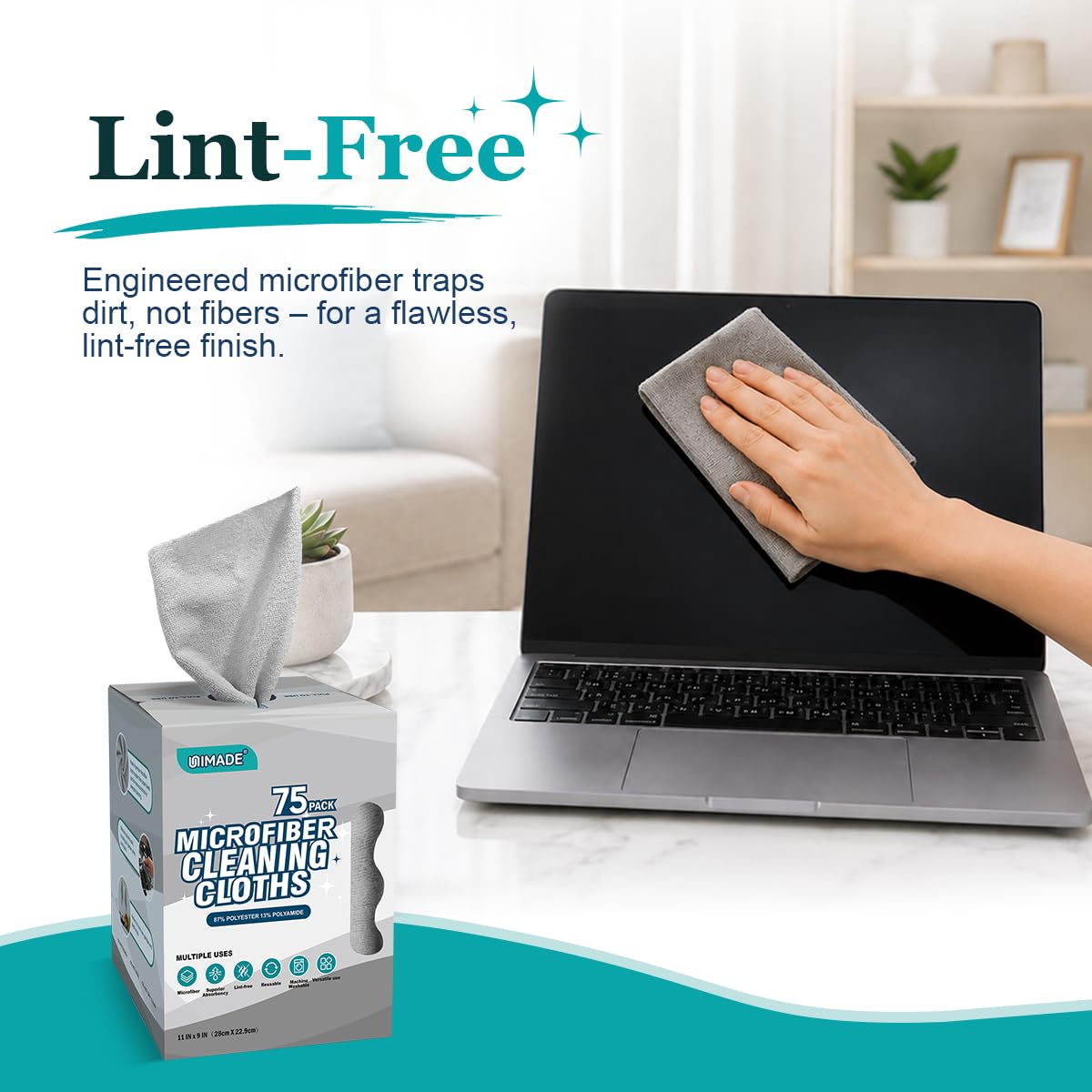 Microfiber Cleaning Cloth (75 Count)