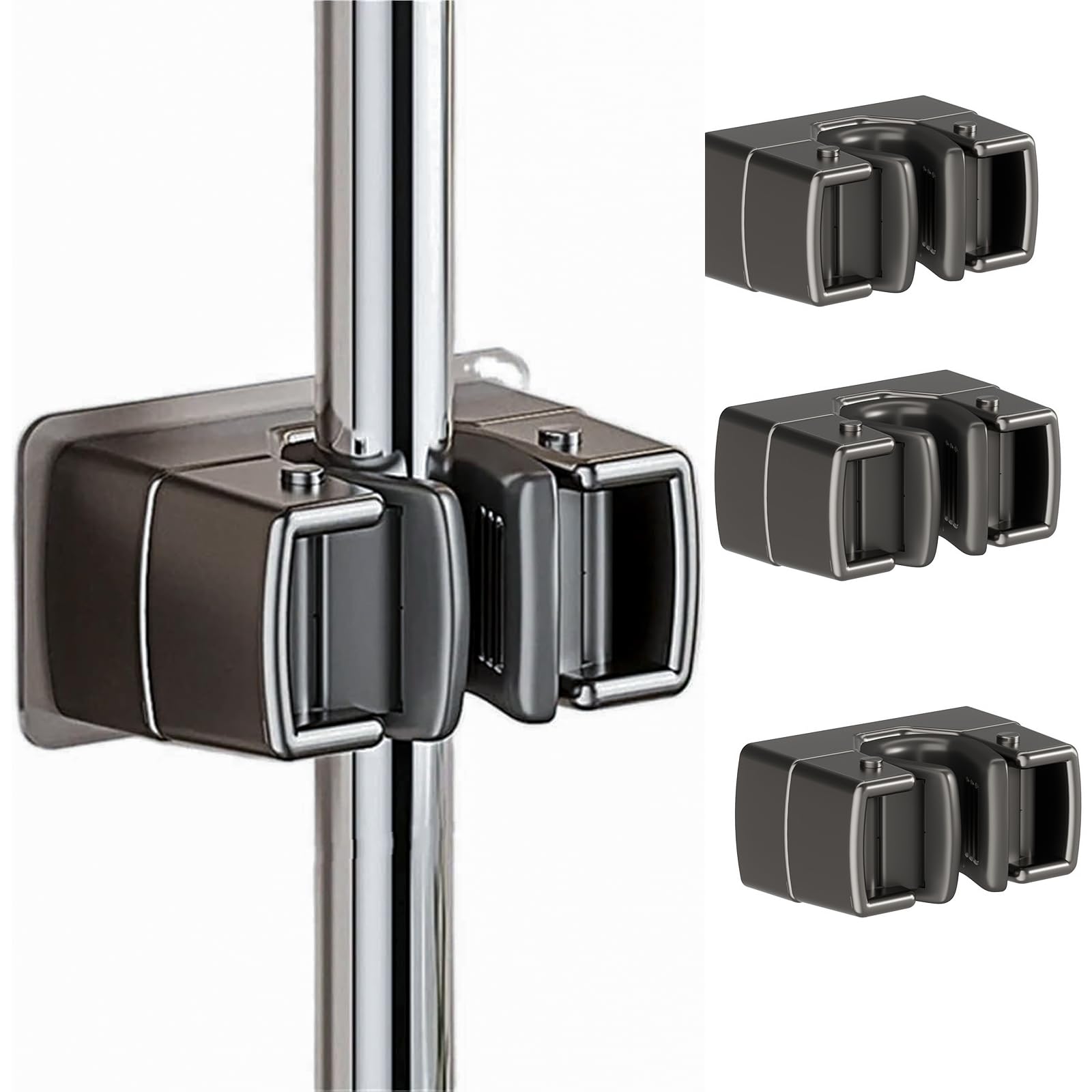 4 Pack Broom Holder Wall Mount (4 Count)
