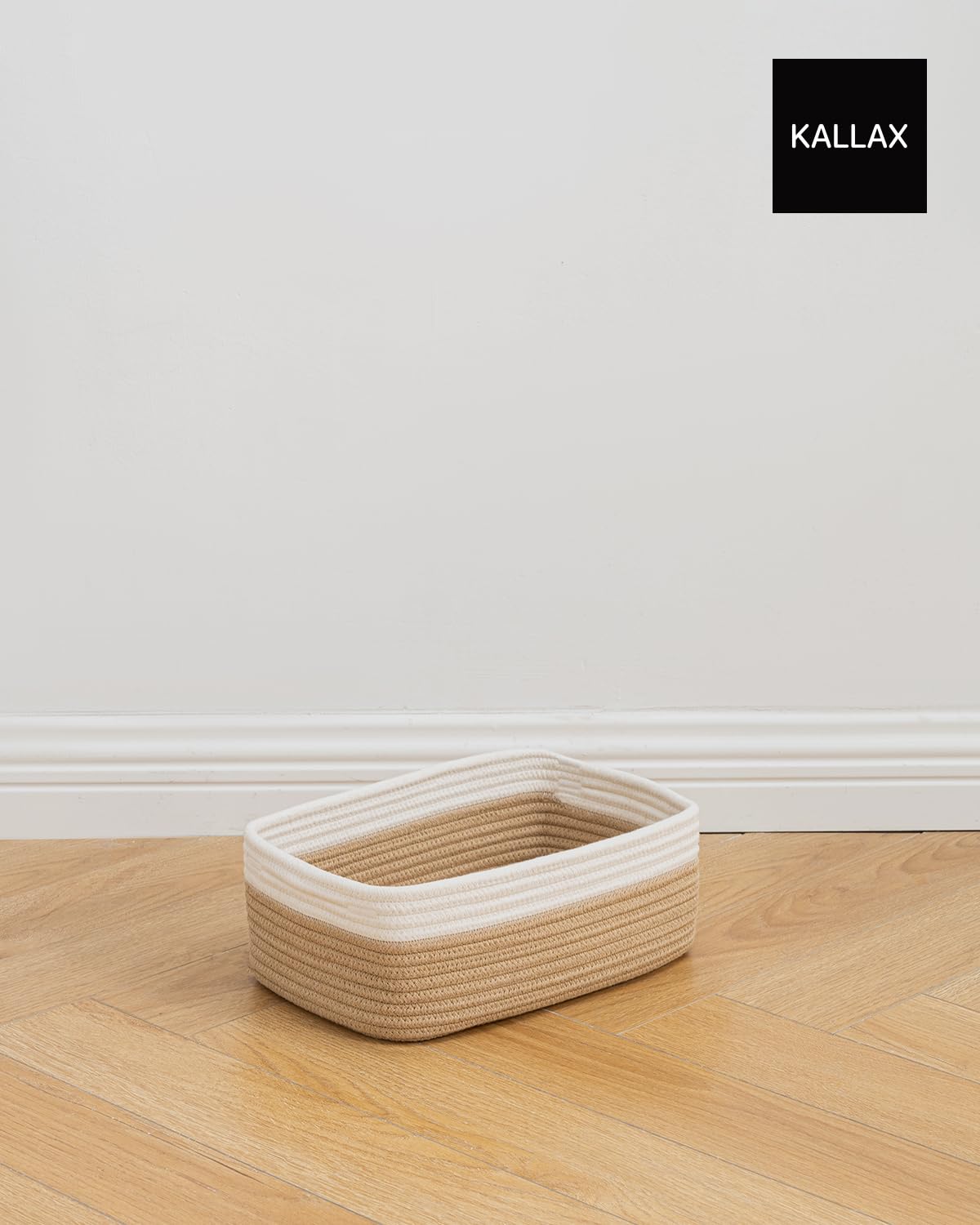Small Woven Storage Basket for Organizing (3 Count)