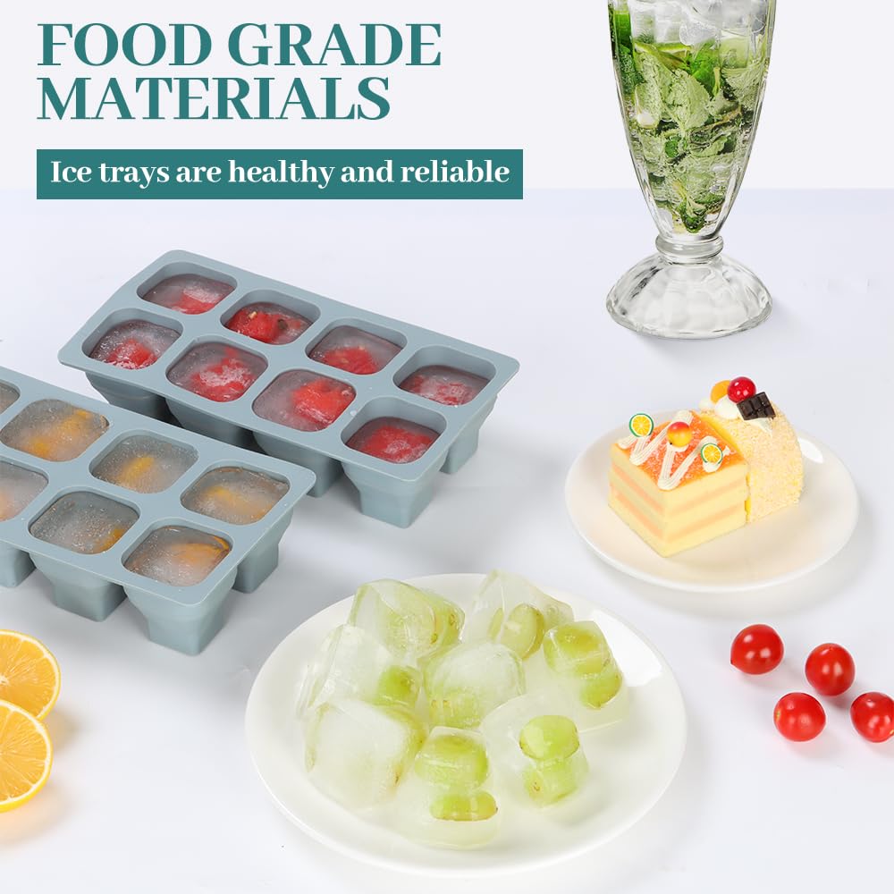 Foldable Ice Cube Trays (2 Count)