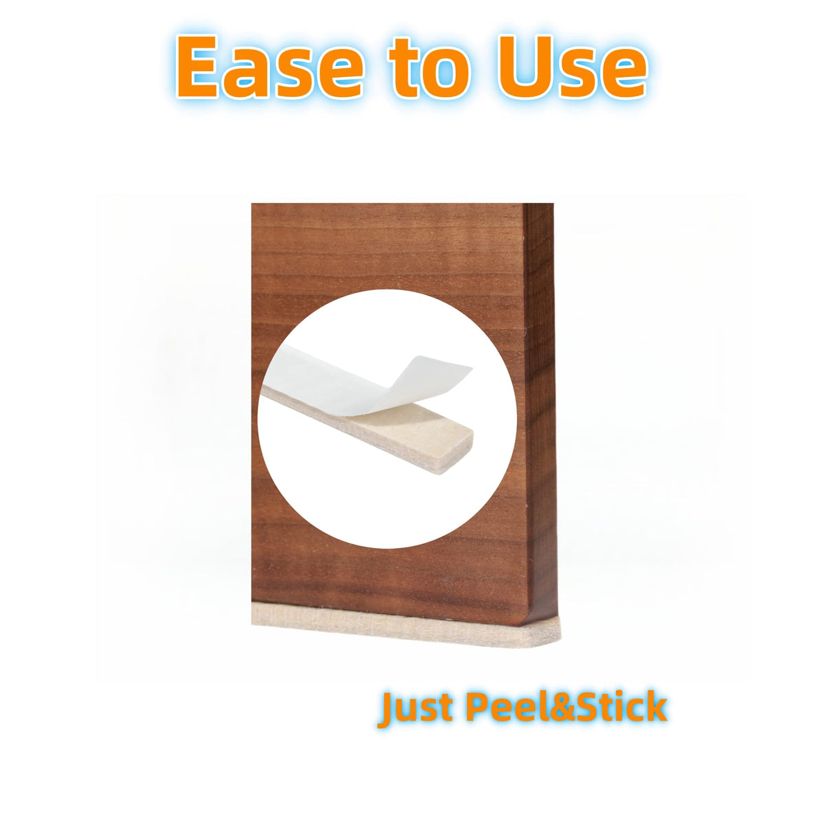 Felt Strips with Adhesive Backing for Furniture (129 Count)