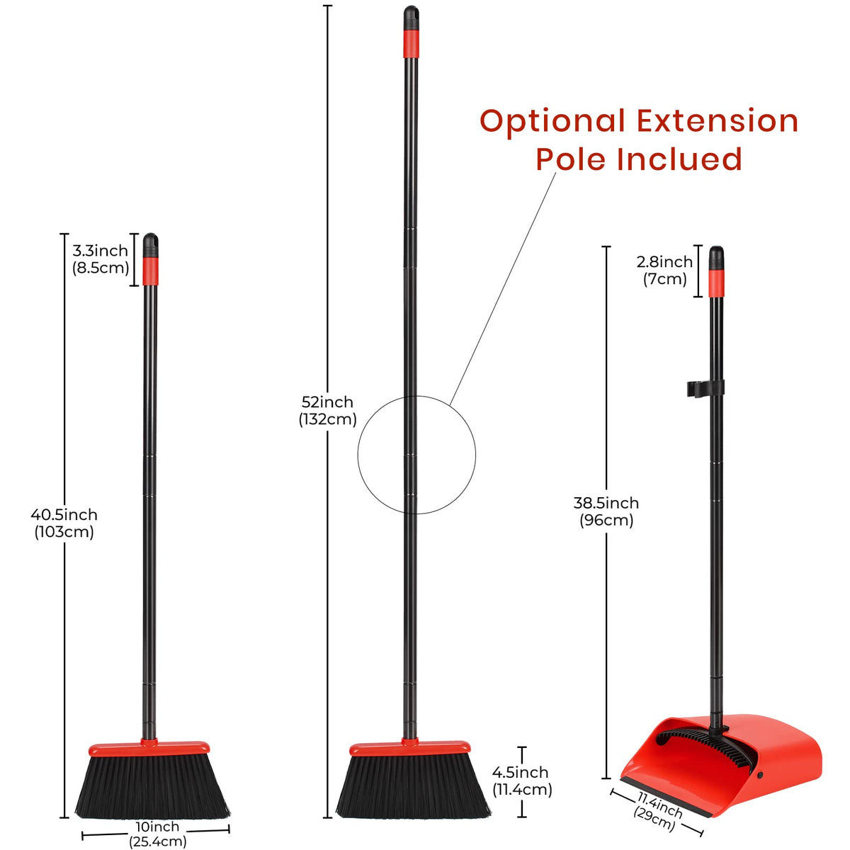 Broom and Dustpan Set