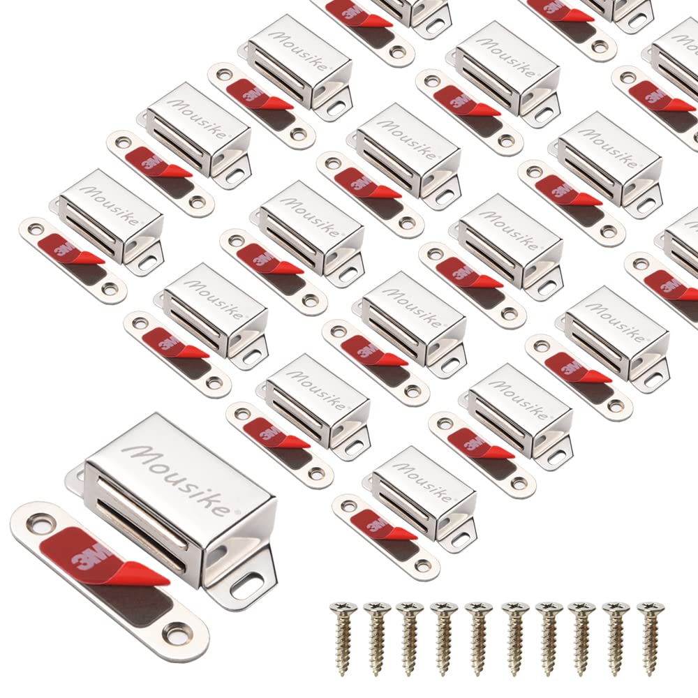 Cabinet Magnets 30lb Strong Catch for Kitchen Cupboard Door 20Pack (2 Count)