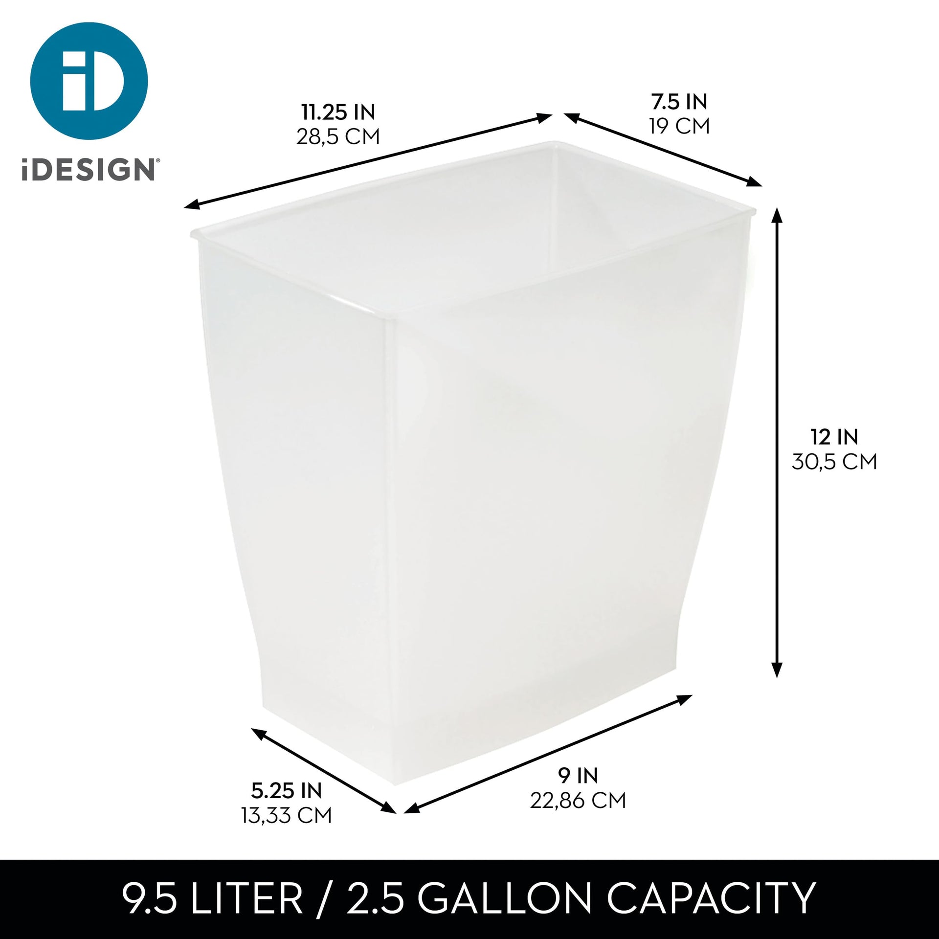 Small Plastic Bathroom Trash Can