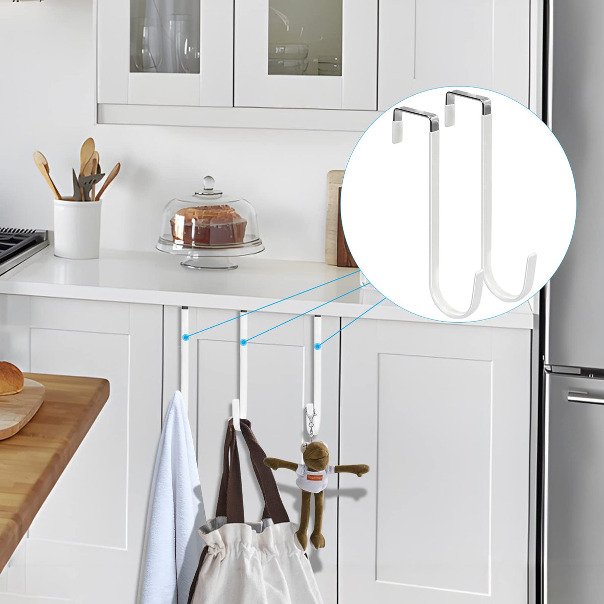 Over the Door Hooks (4 Count)