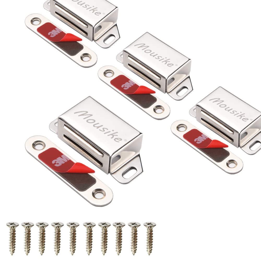 Cabinet Magnets 30lb Strong Catch for Kitchen Cupboard Door 4Pack (2 Count)