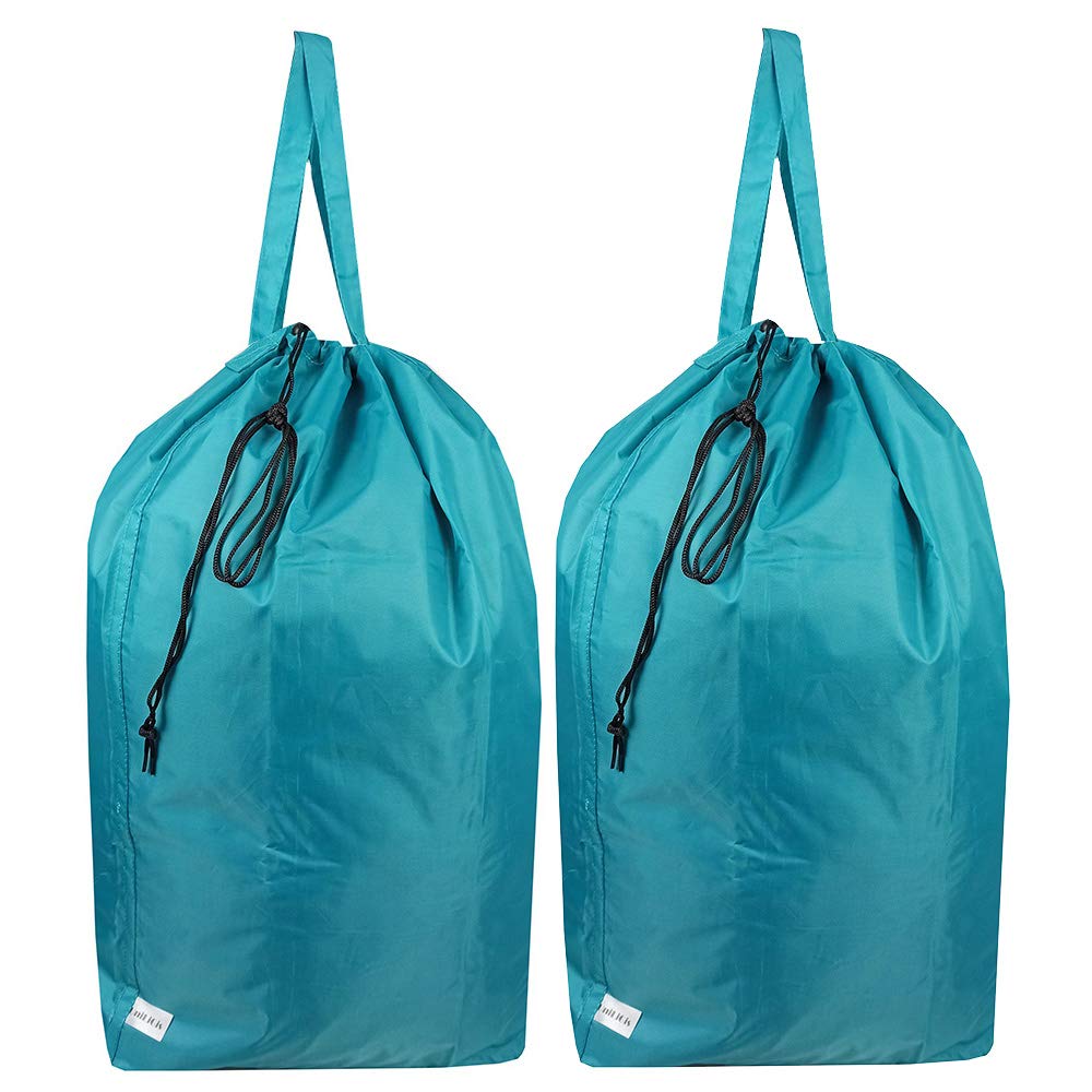 Tear Proof Nylon Laundry Bag with Handles (2 Count)