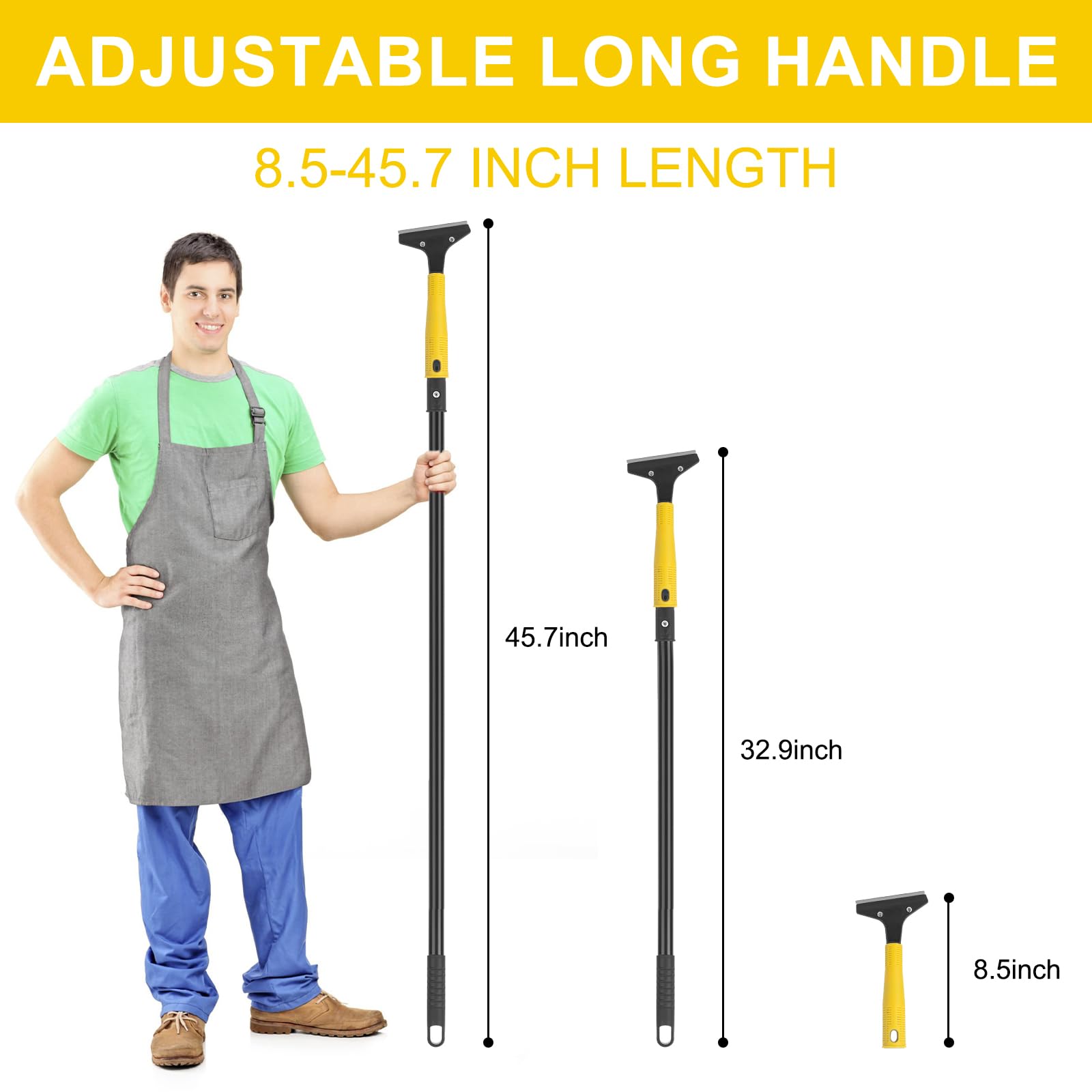 Scraper Tool 4" Wide Heavy Duty Floor Scraper
