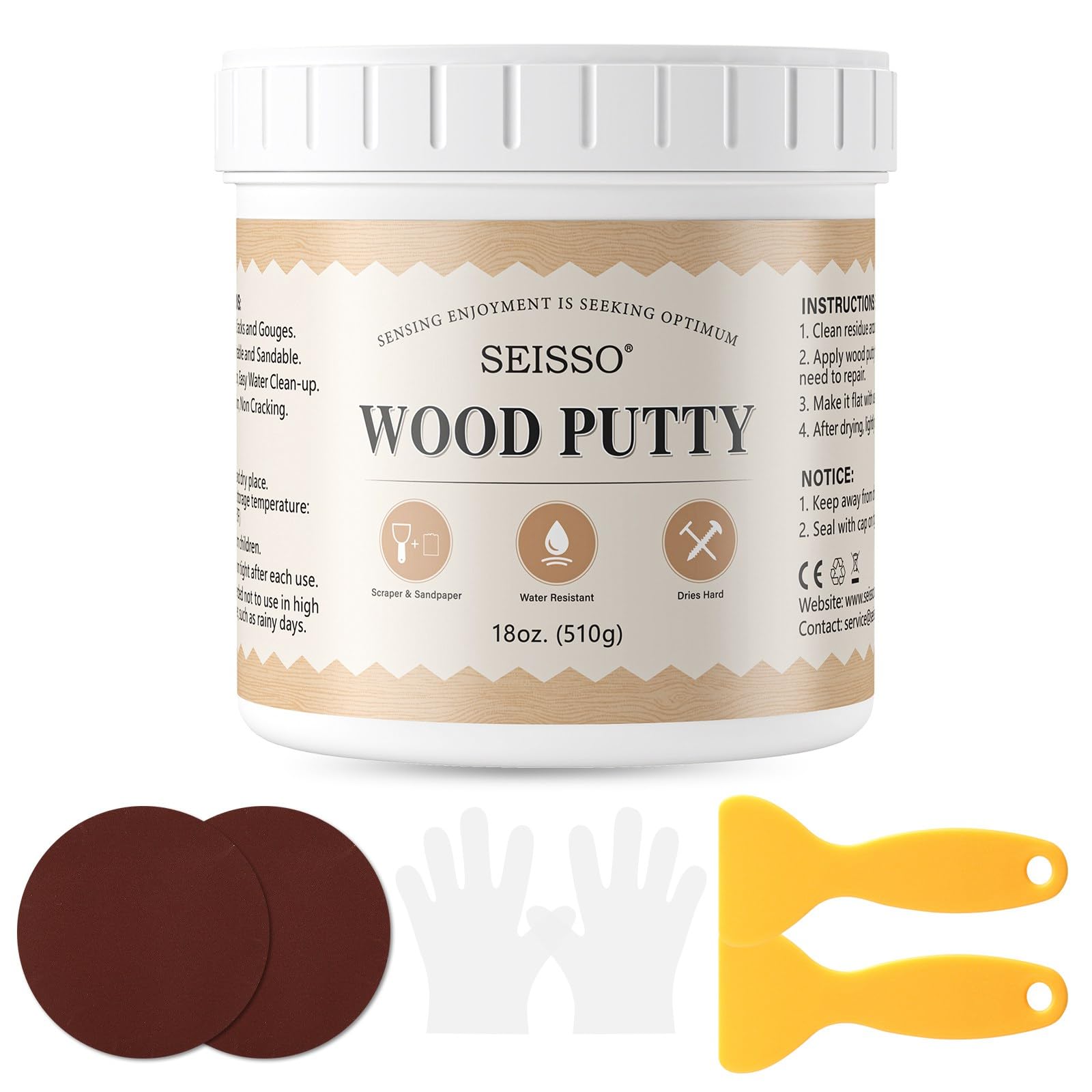 Wood Filler & Putty (18 Ounce)