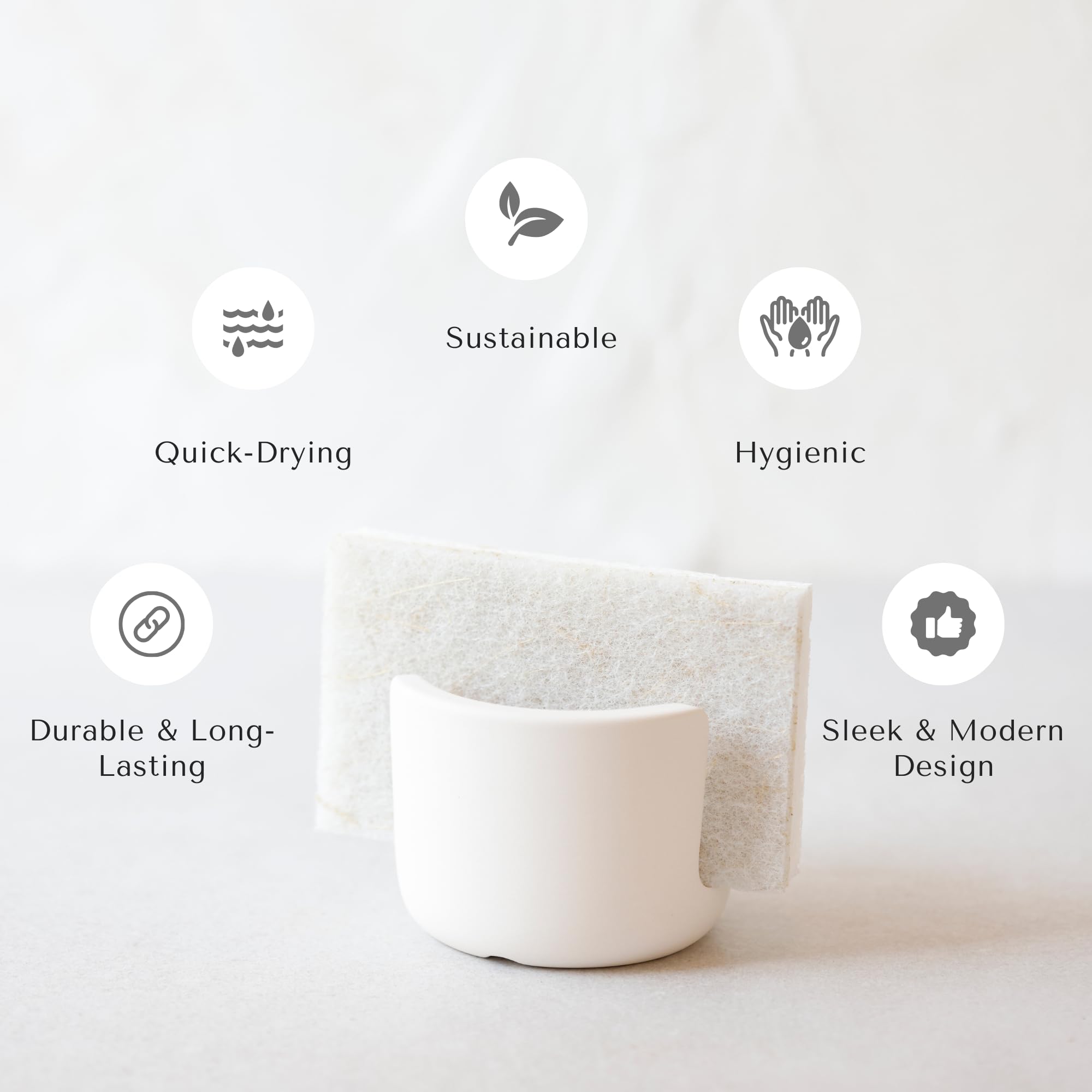 Diatomaceous Earth Sponge Holder