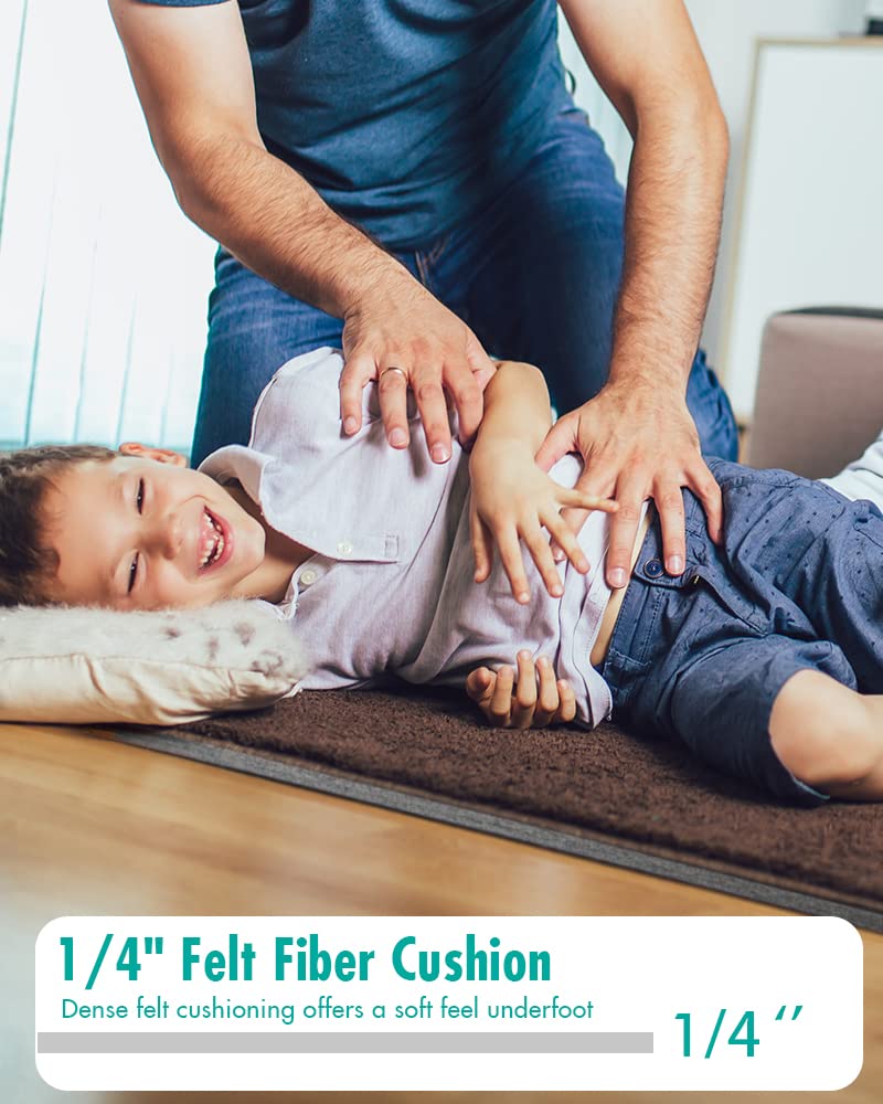 5x7 Non Slip Felt Rug Pad for Hardwood Floor (35 Sq Ft)