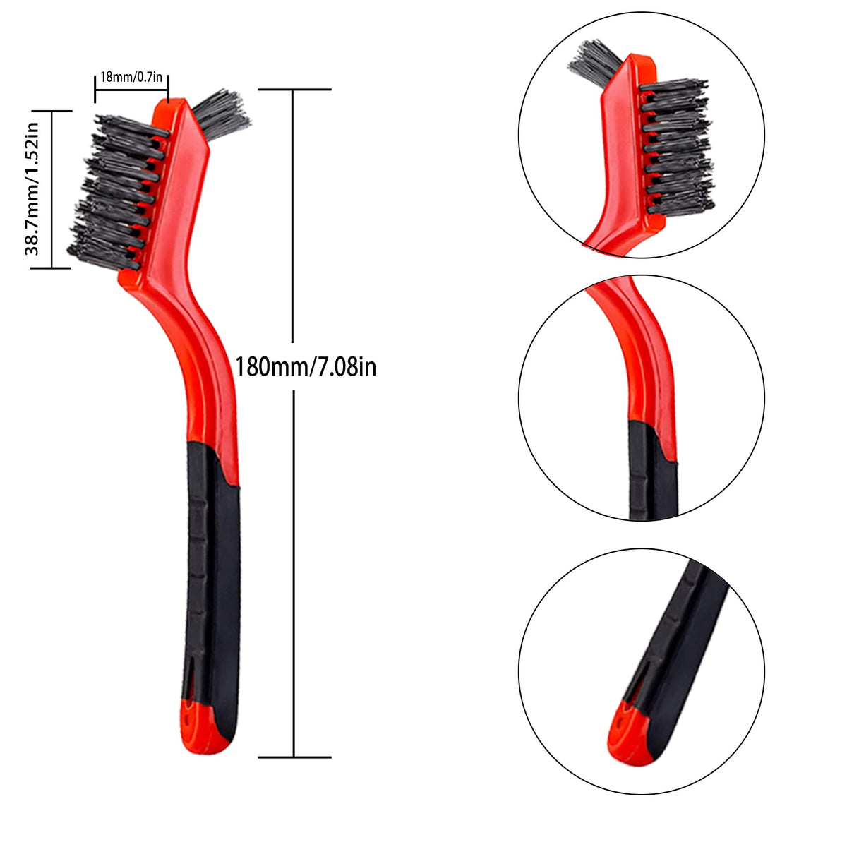 24PCS Wire Brushes for Cleaning