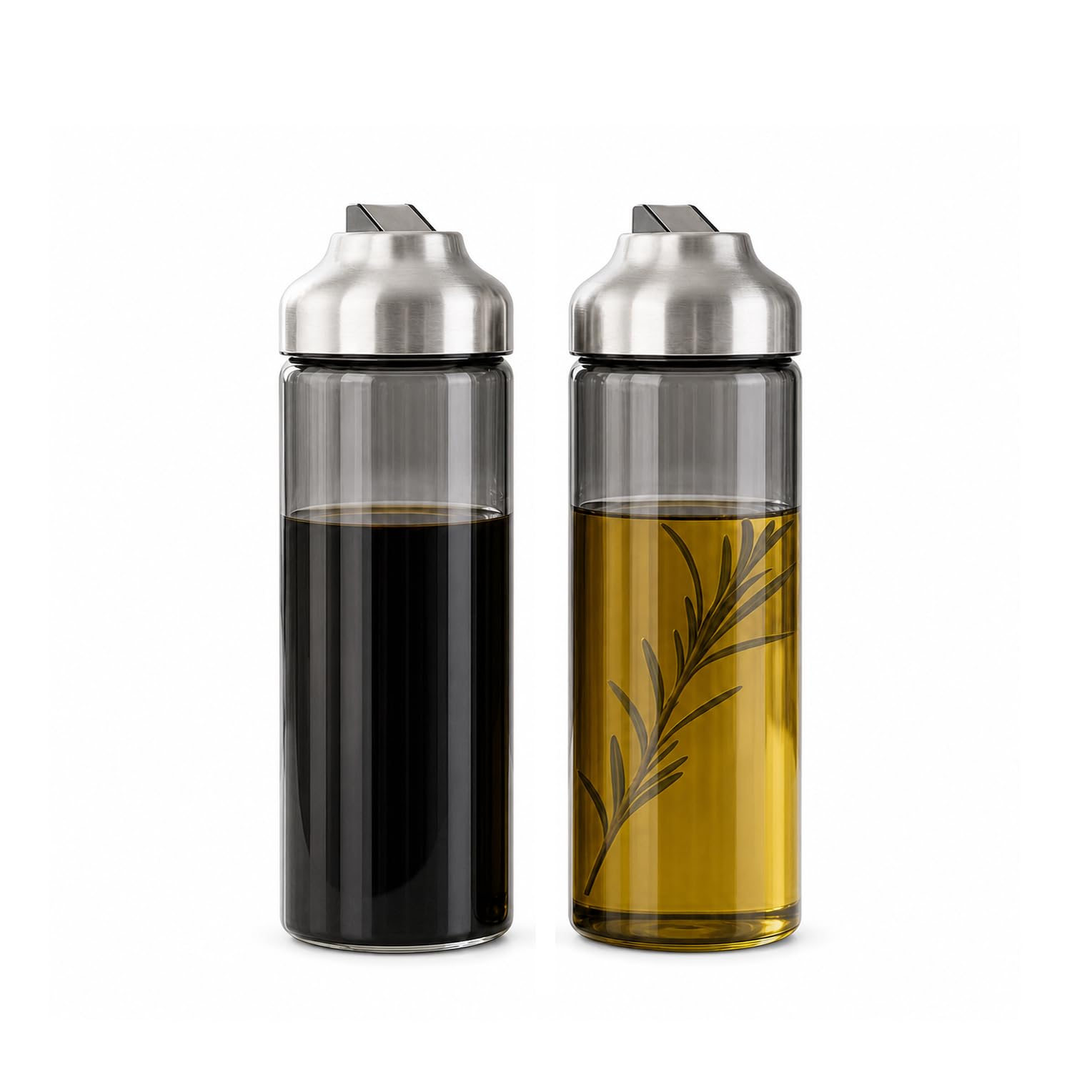 Olive Oil Dispenser Bottle for Kitchen (2 Count)