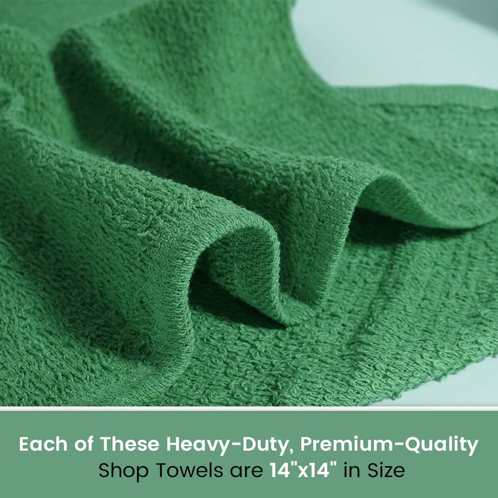 Terry Bar Mop Towels Green Value Pack of 60 (60 Count)