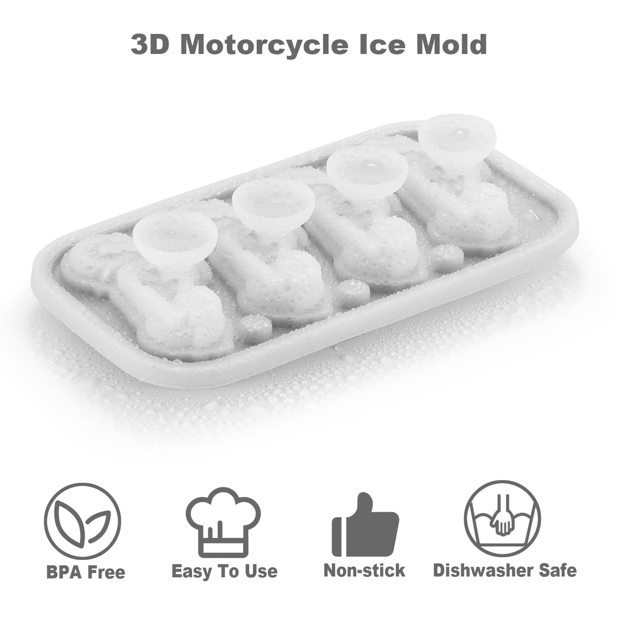 3D Motorcycle Ice Cube Tray