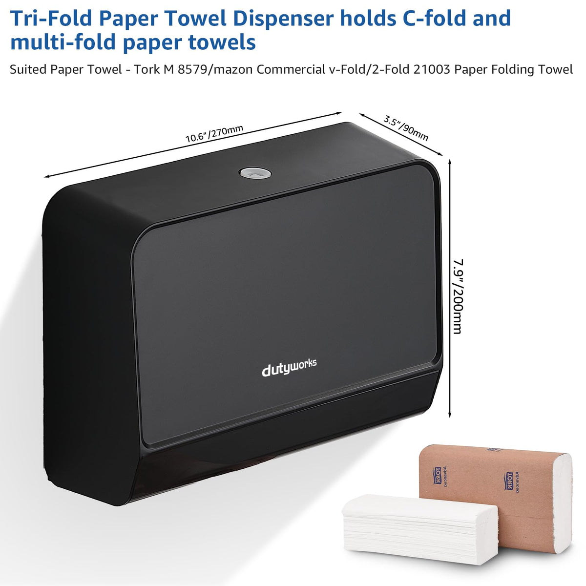 Multifold Paper Towel Dispenser Wall Mount