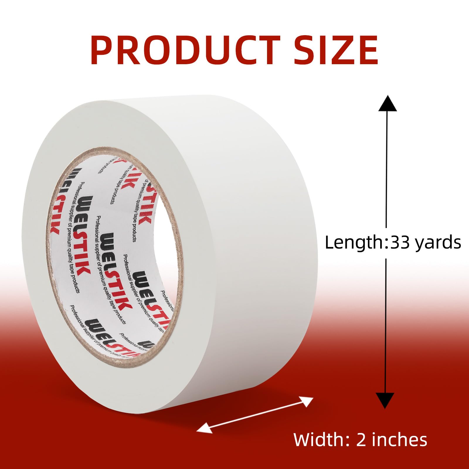 2 Pack Gaffers Tape White (2 Count)