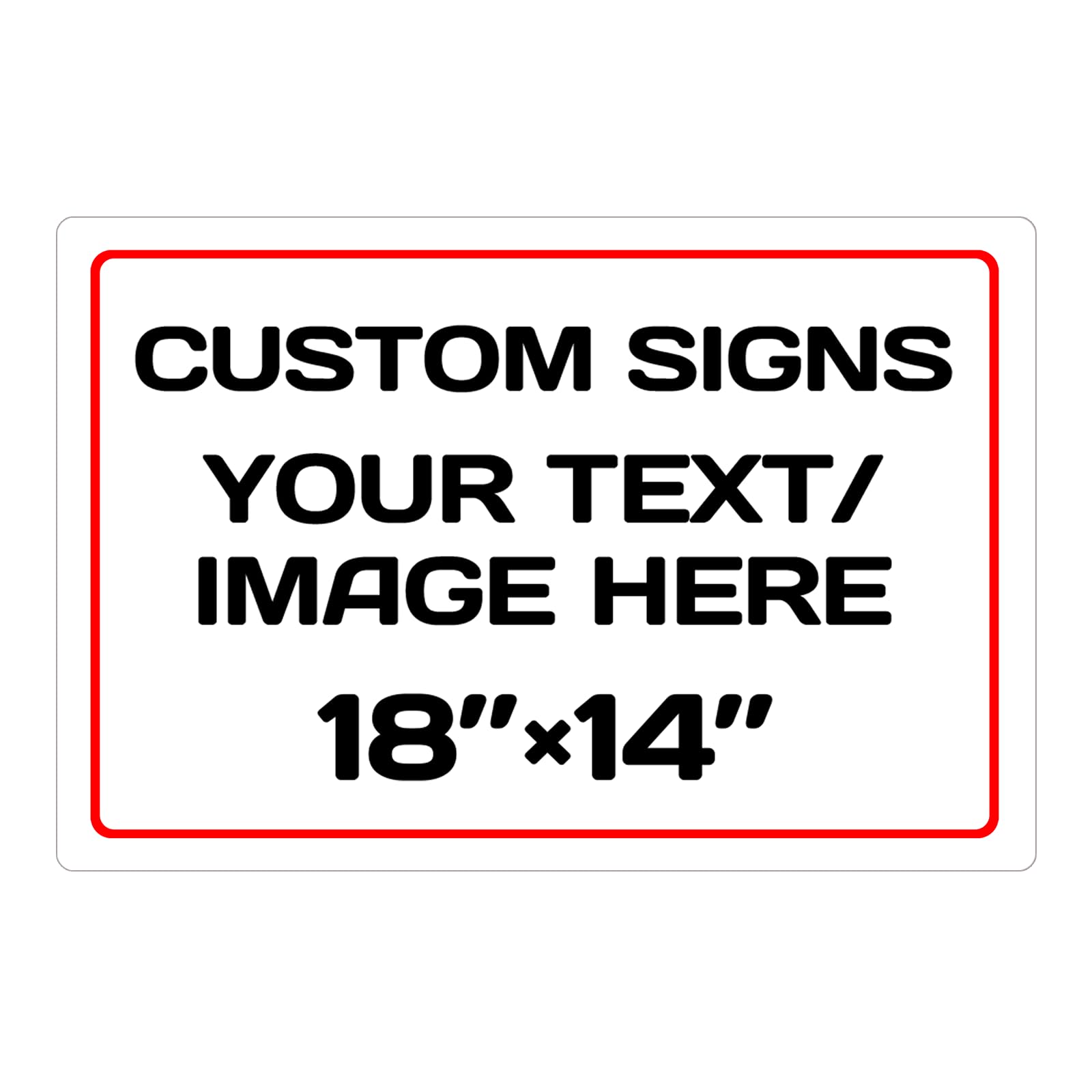 Personalized Aluminum Metal Signs